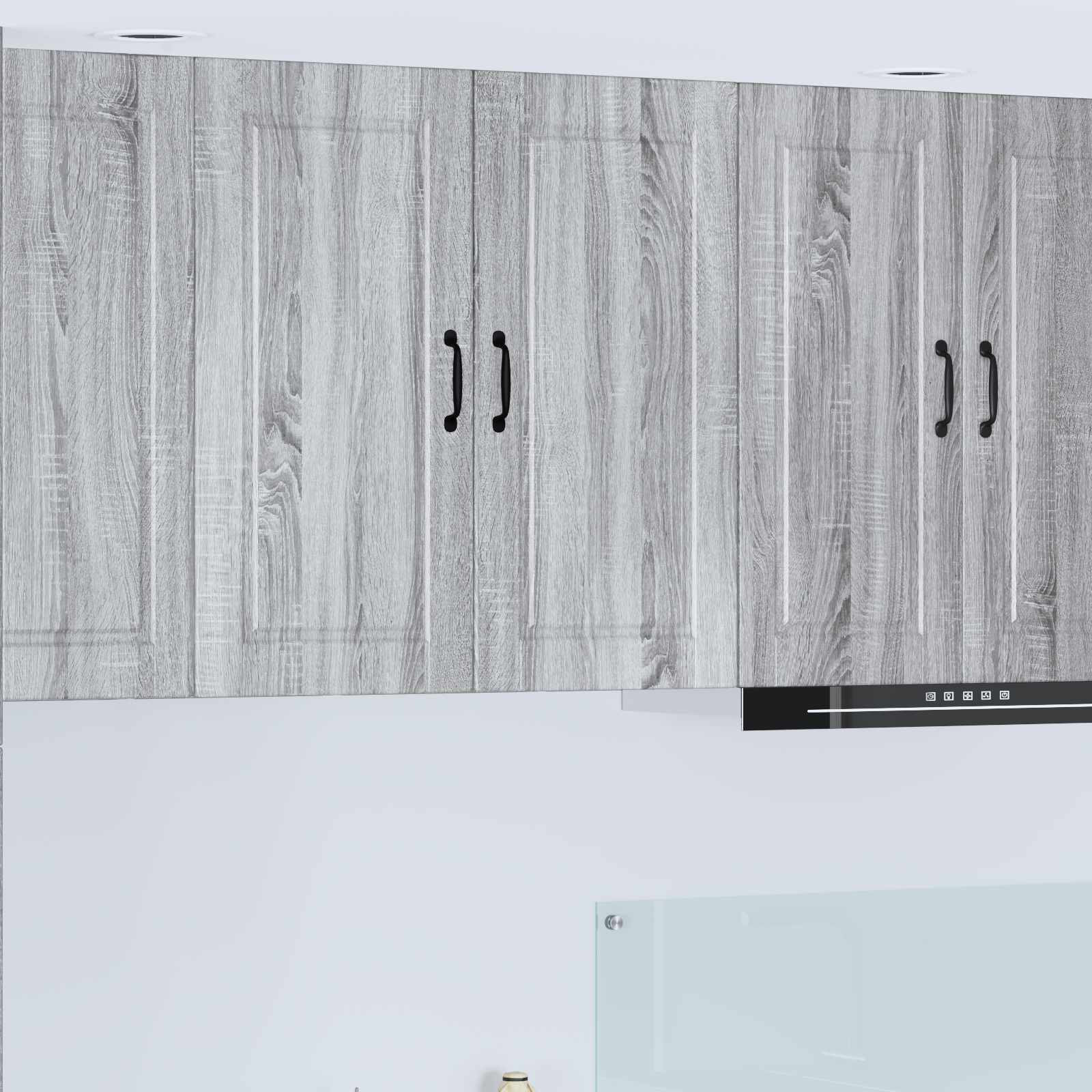 vidaXL Wandschrank PORTO Graues Sonoma 80 x 31 x 80 cm Holzwerkstoff