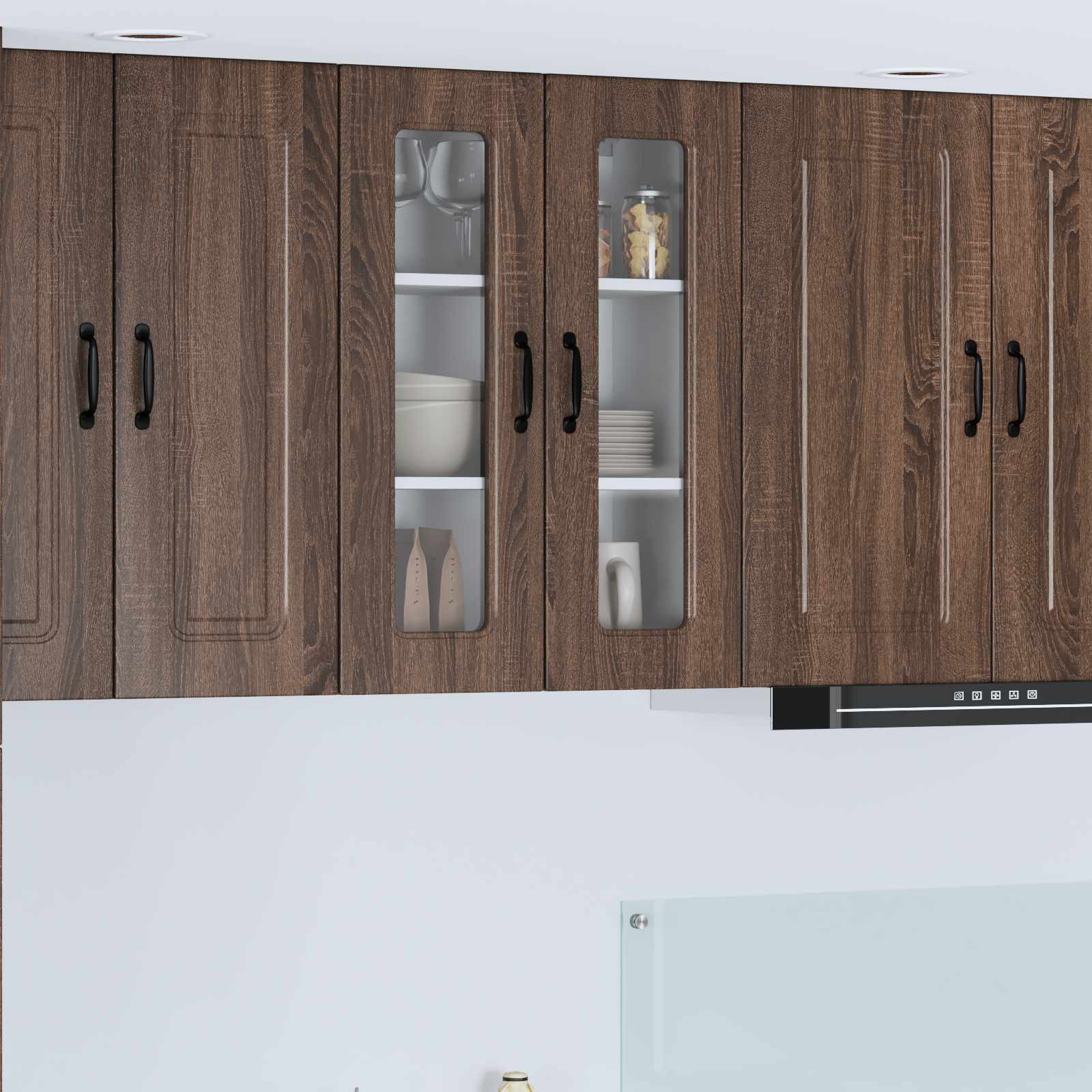 vidaXL Geschirrspülerfront Kalmar Braun Eichen-Optik 60 x 31 x 80 cm