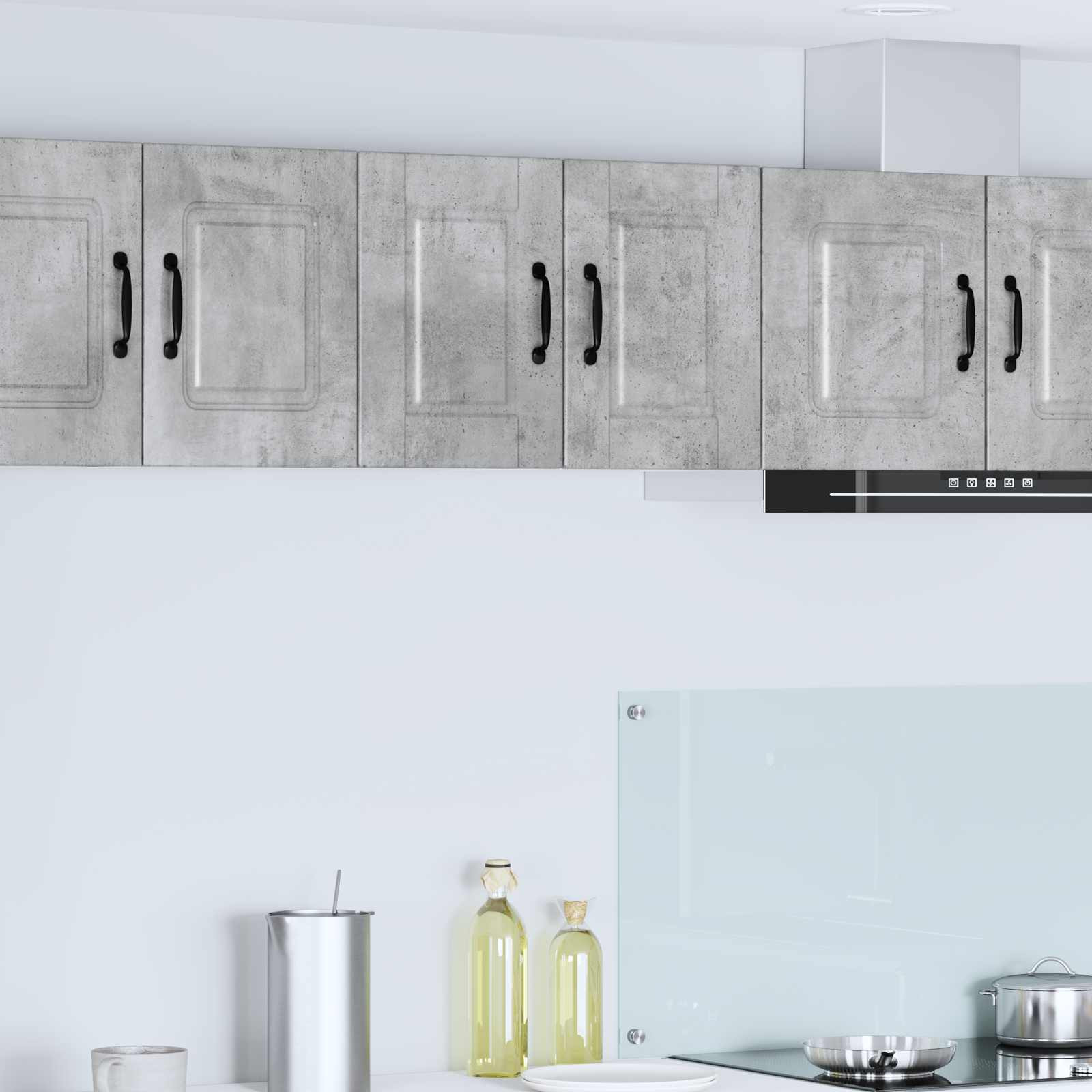 vidaXL Wandschrank PORTO Beton Grau 30 x 31 x 40 cm Holzwerkstoff