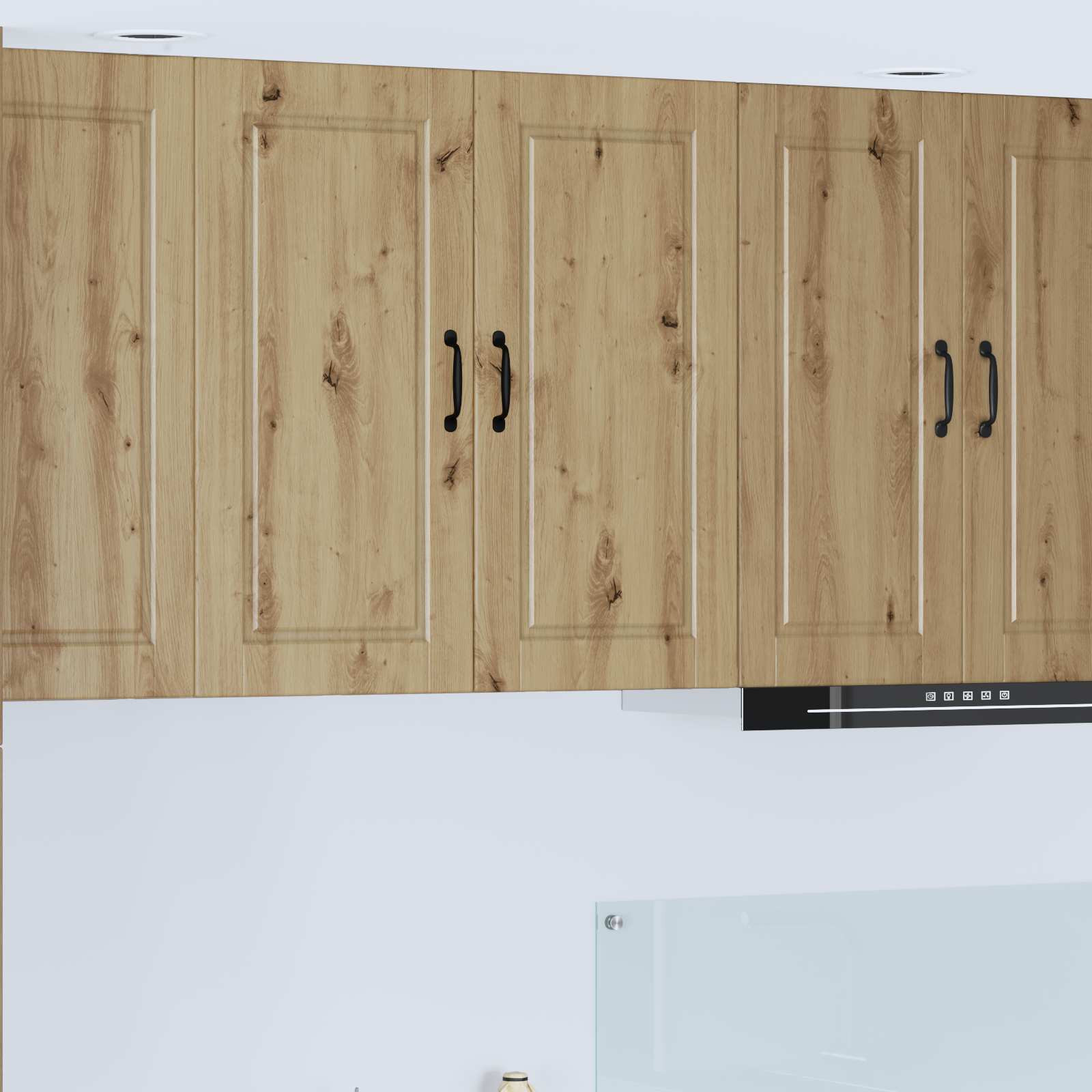 vidaXL Wandschrank PORTO Artisan-Eiche 80 x 31 x 80 cm Holzwerkstoff