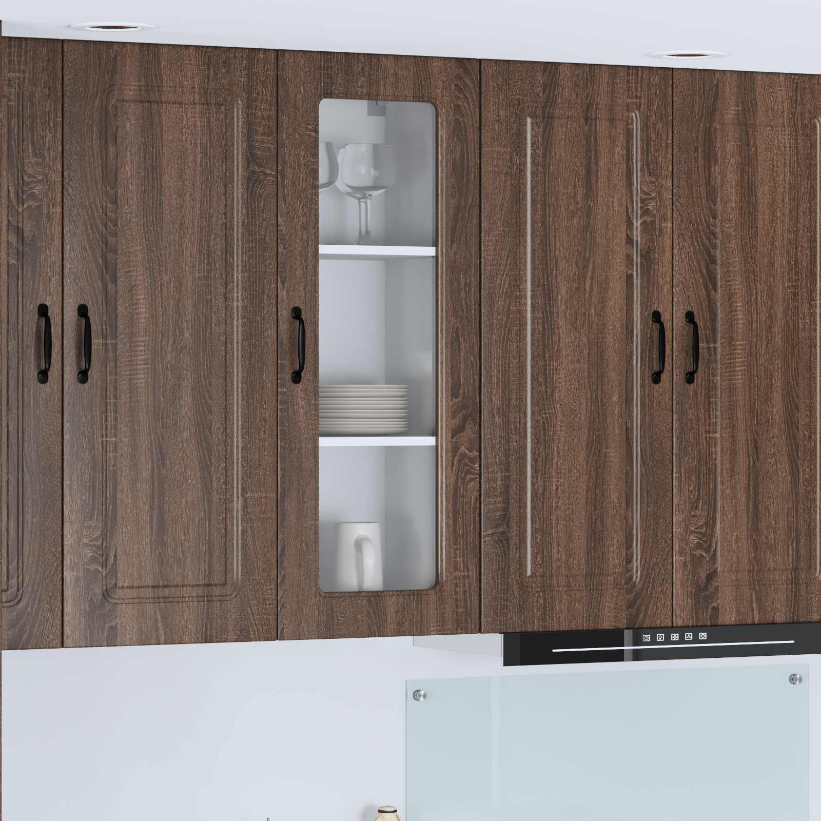 vidaXL Geschirrspülerfront Kalmar Braun Eichen-Optik 40 x 31 x 100 cm