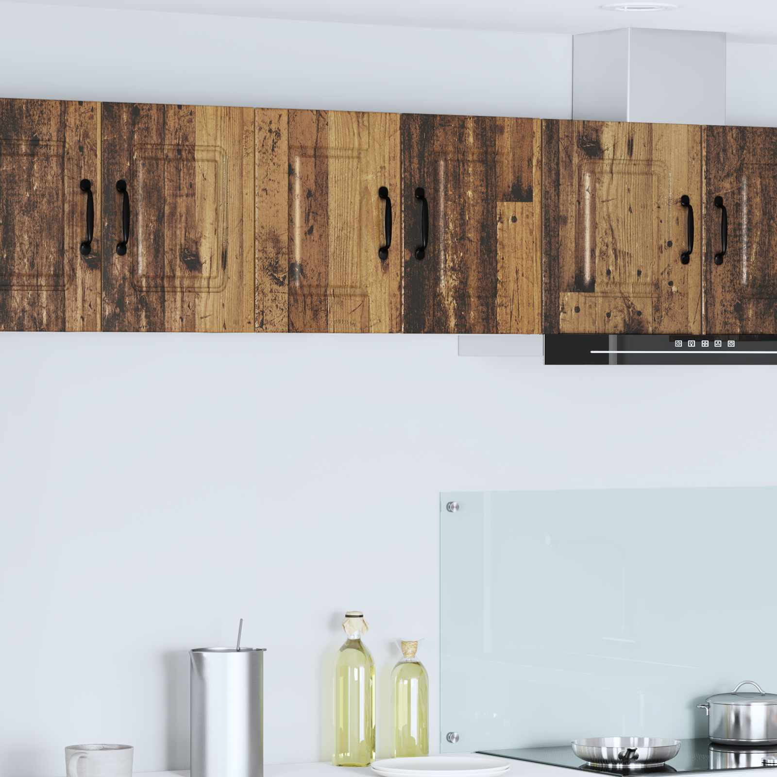 vidaXL Wandschrank PORTO Altholz 30 x 31 x 40 cm Holzwerkstoff