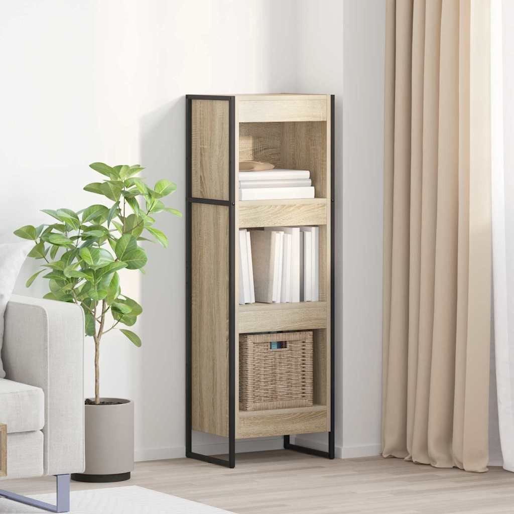 vidaXL Bücherregal Sonoma 40 x 30 x 121 cm Holzwerkstoff