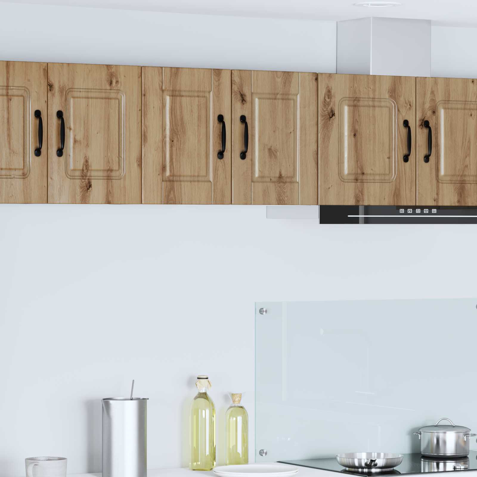 vidaXL Wandschrank PORTO 2 pcs Artisan-Eiche Holzwerkstoff