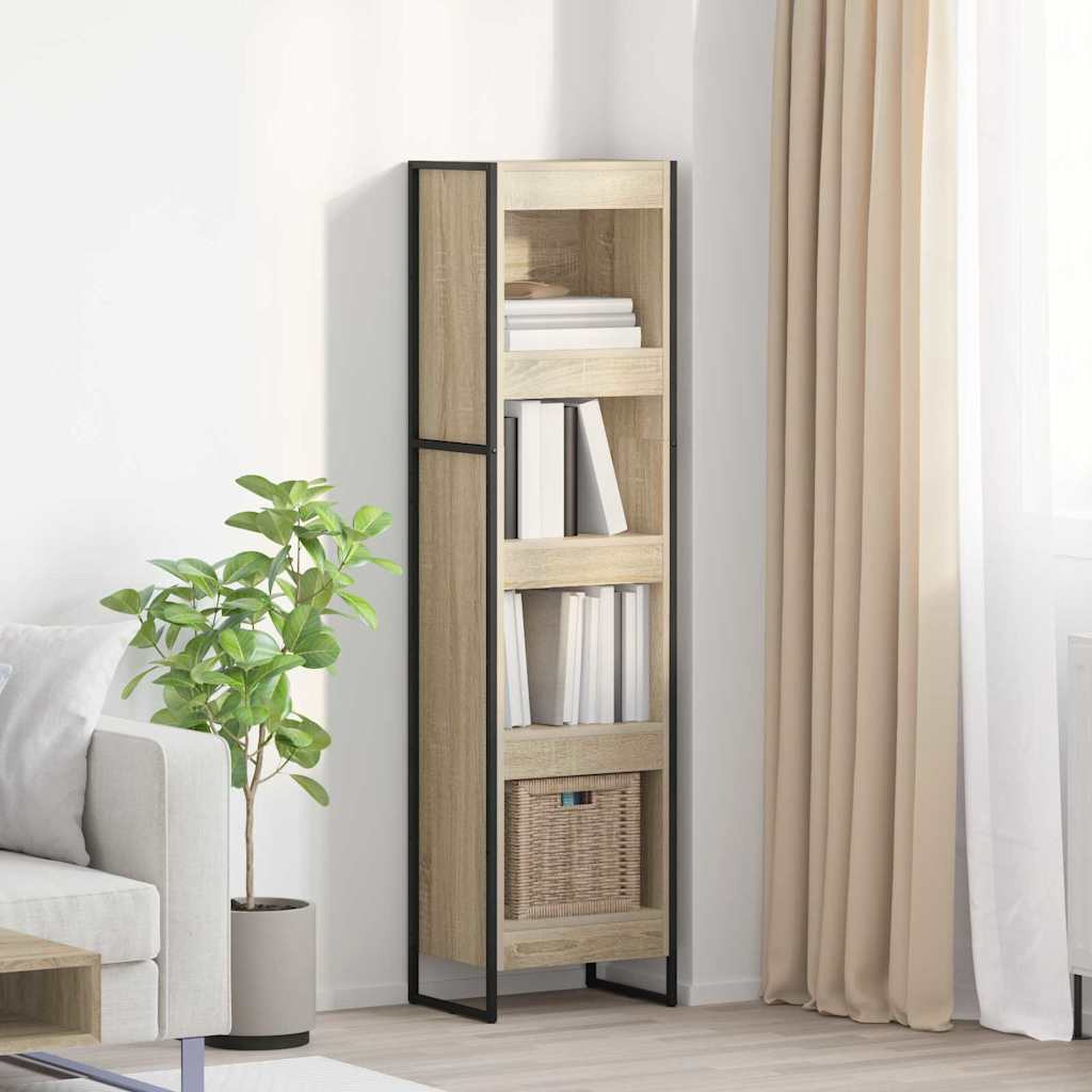 vidaXL Bücherregal Sonoma 40 x 30 x 155 cm Holzwerkstoff