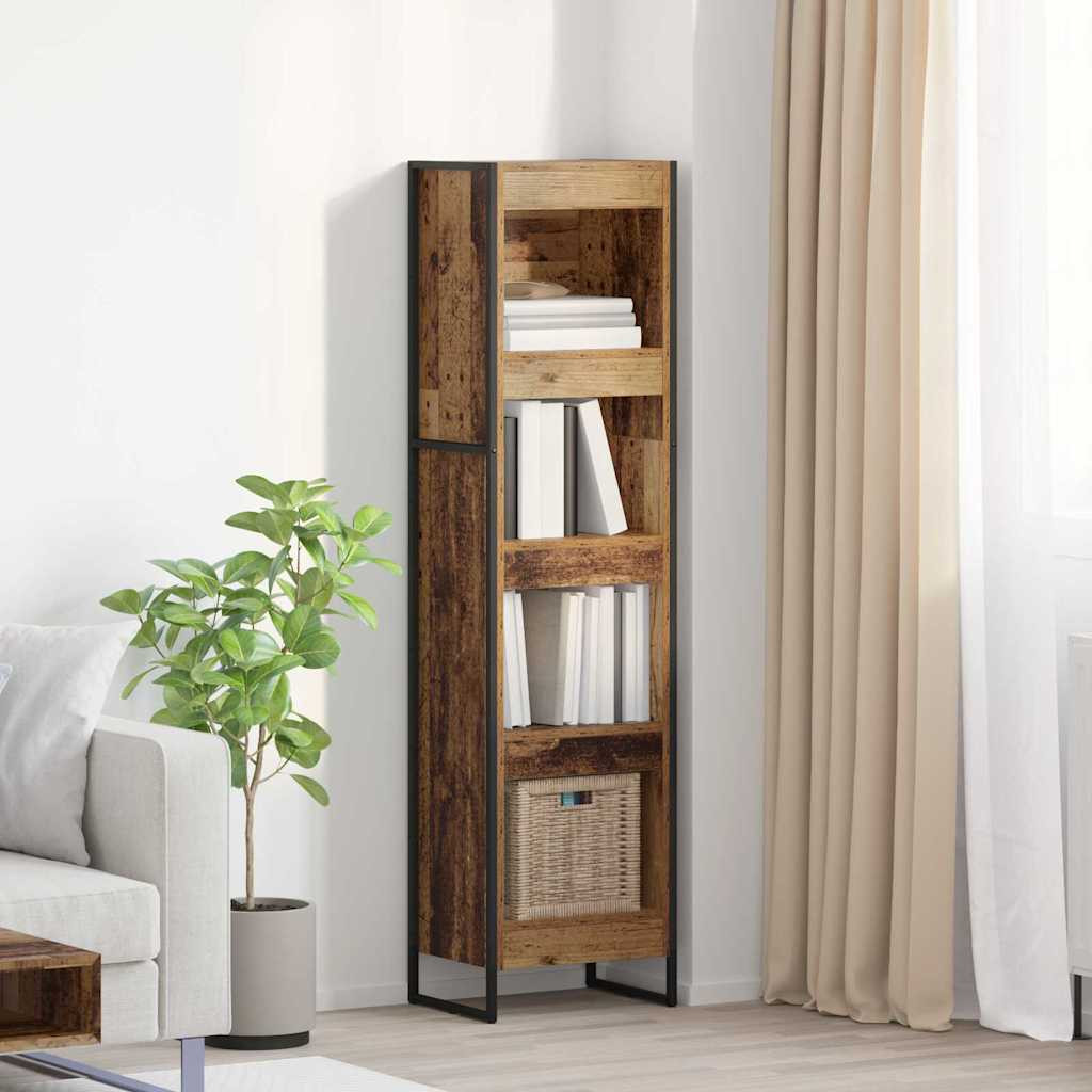 vidaXL Bücherregal Altholz 40 x 30 x 155 cm Holzwerkstoff