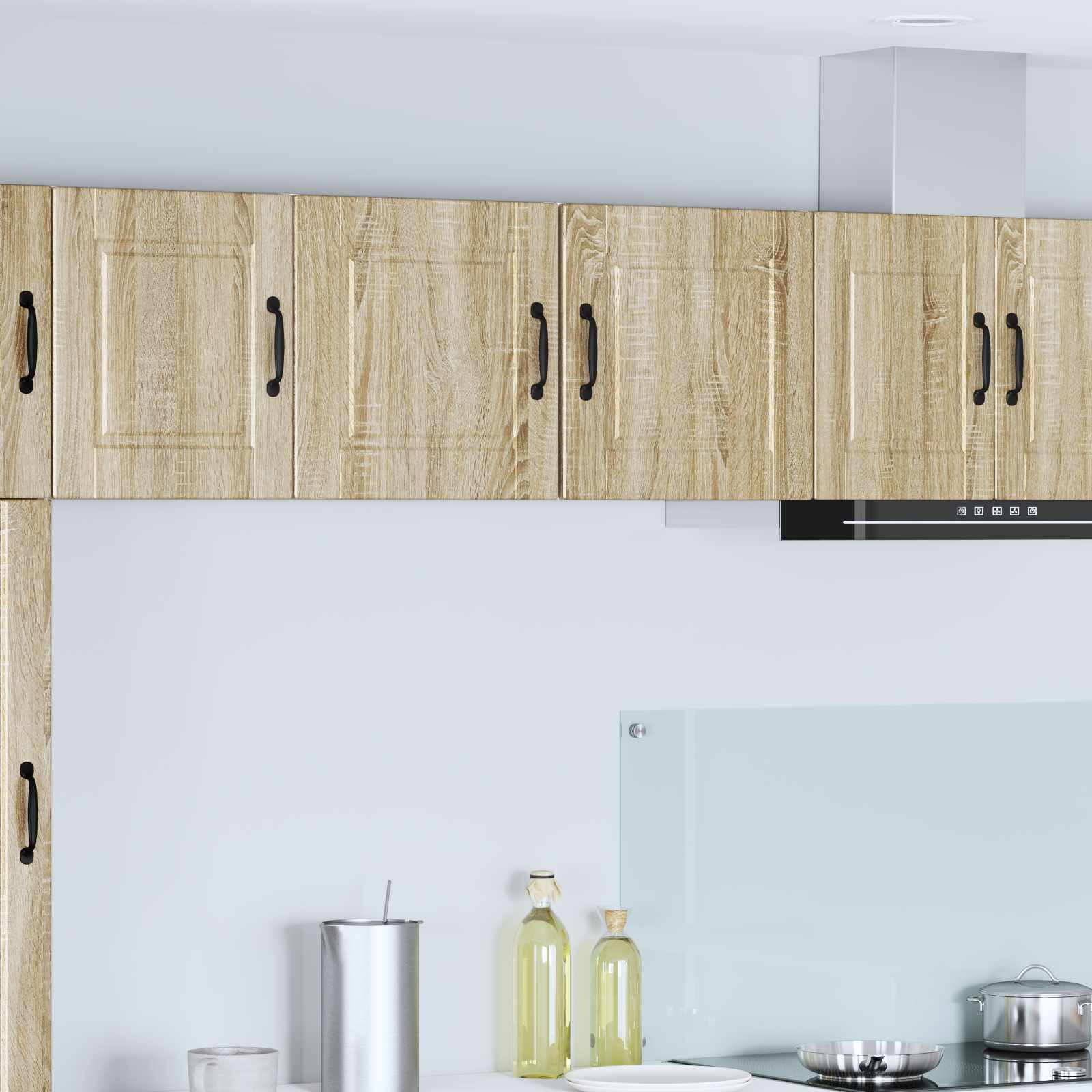 vidaXL Wandschrank PORTO 2 pcs Sonoma-Eiche 40 x 31 x 40 cm