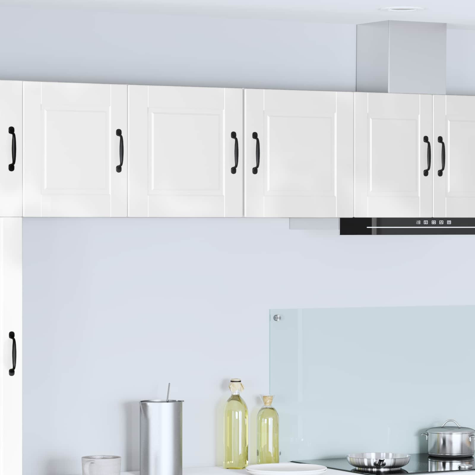 vidaXL Wandschrank PORTO Hochglanz Weiß 40 x 31 x 40 cm Holzwerkstoff