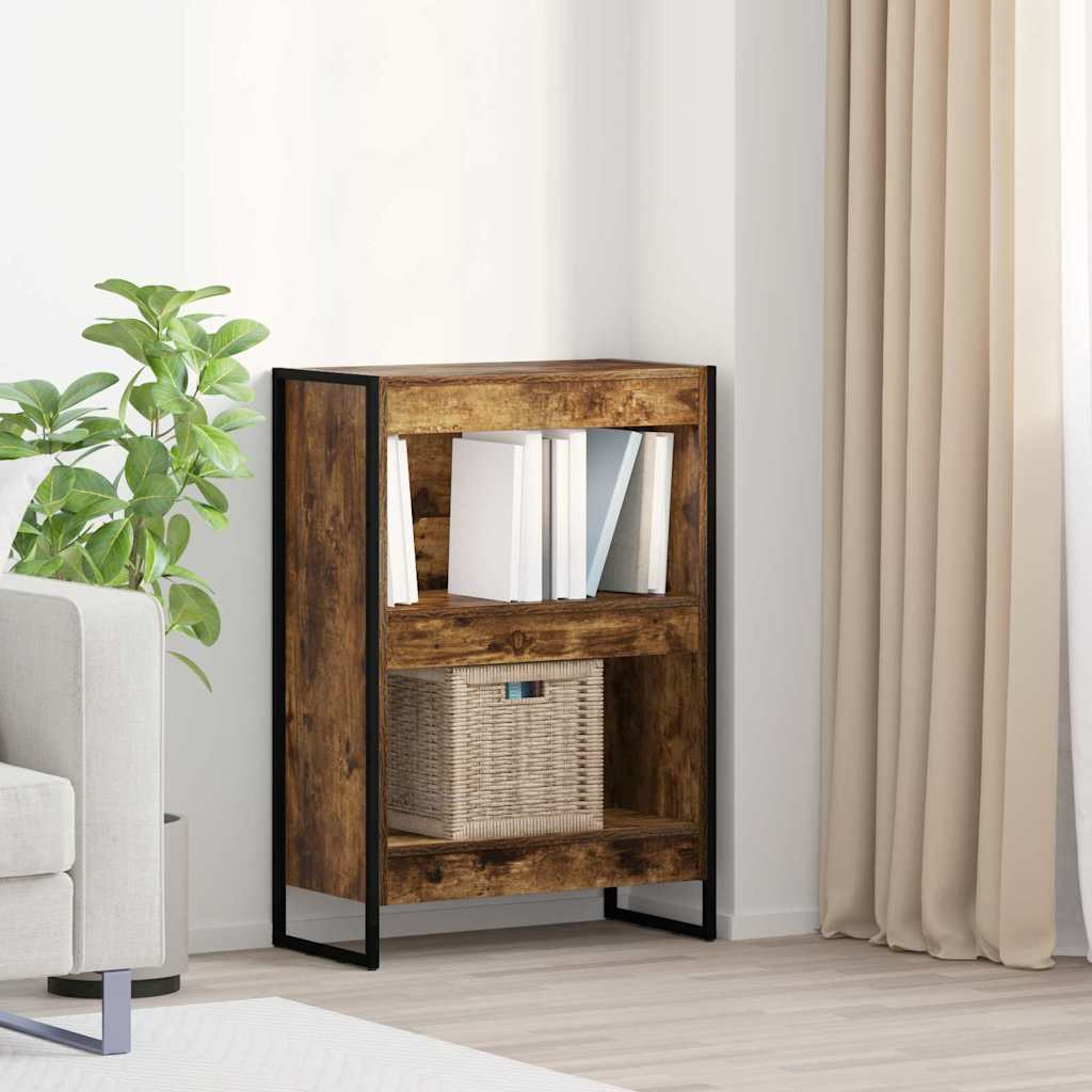 vidaXL Bücherregal Raucharbe 60 x 30 x 86,5 cm Holzwerkstoff