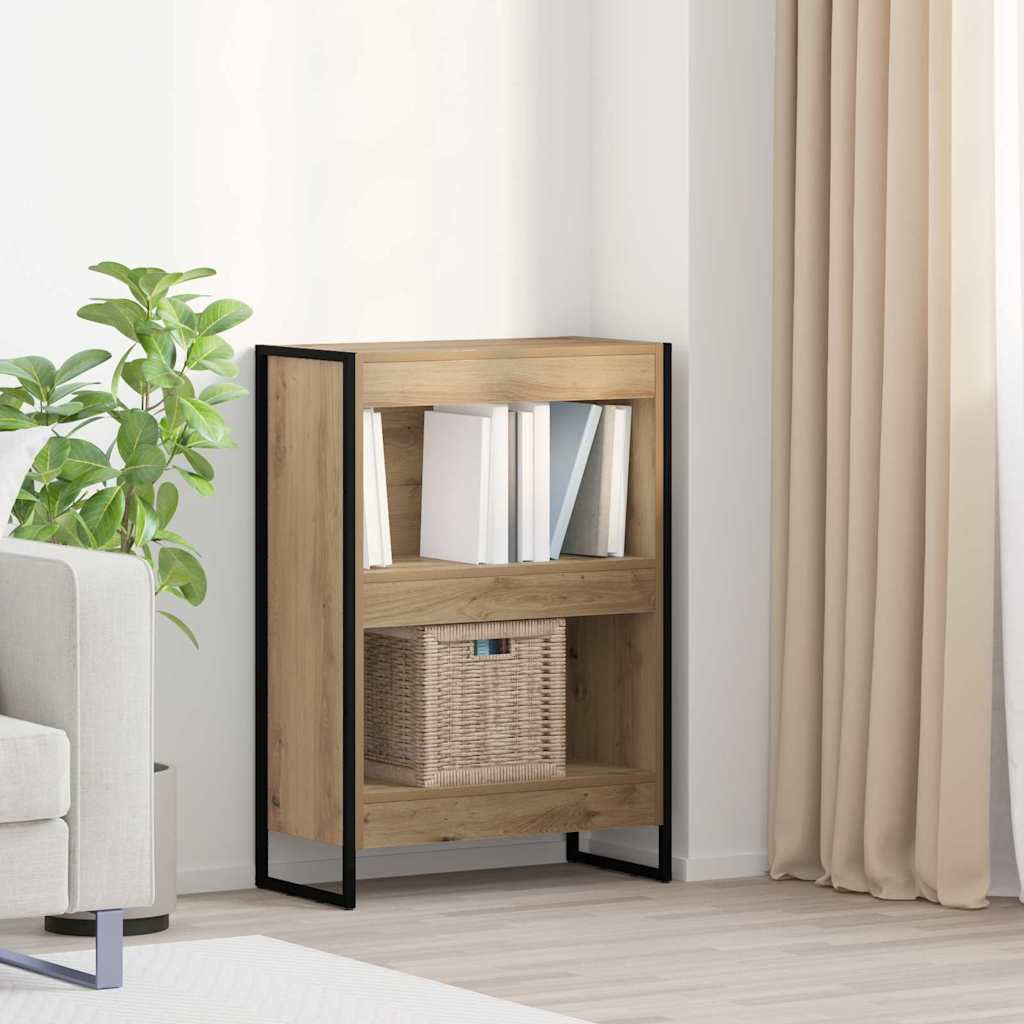 vidaXL Bücherregal 60 x 30 x 86,5 cm Holzwerkstoff Kunsthandwerk Eiche