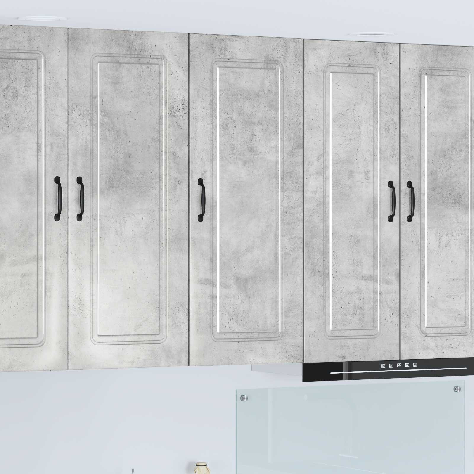 vidaXL Geschirrspülerfront Kalmar Beton Grau 40 x 31 x 100 cm