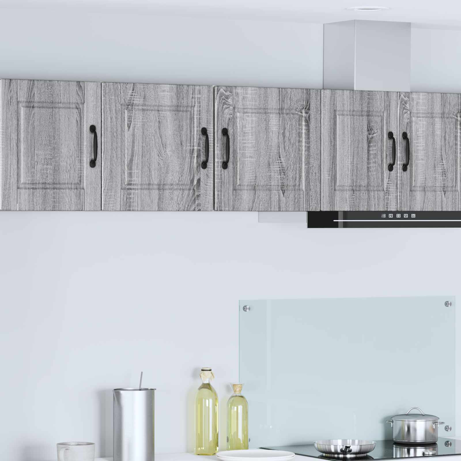 vidaXL Wandschrank PORTO Graues Sonoma 40 x 31 x 40 cm Holzwerkstoff
