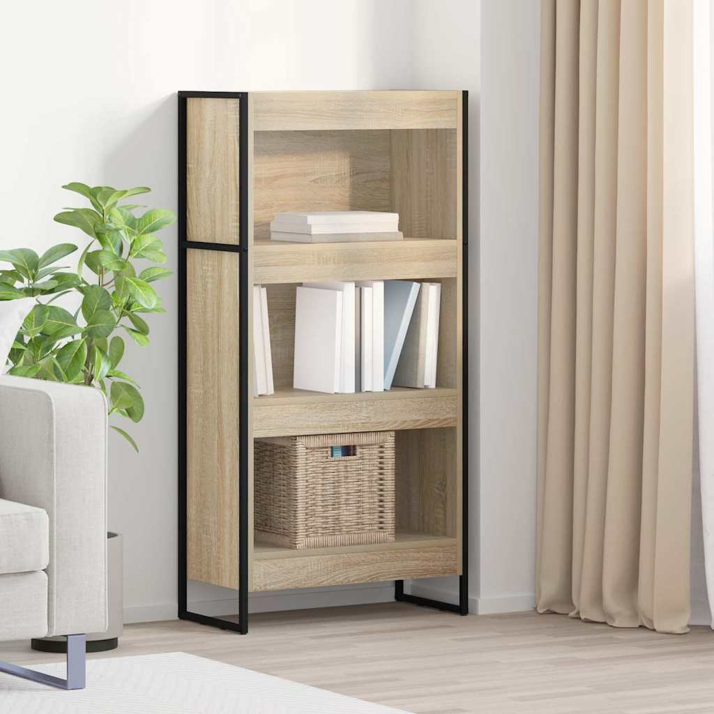 vidaXL Bücherregal Sonoma 60 x 30 x 121 cm Holzwerkstoff