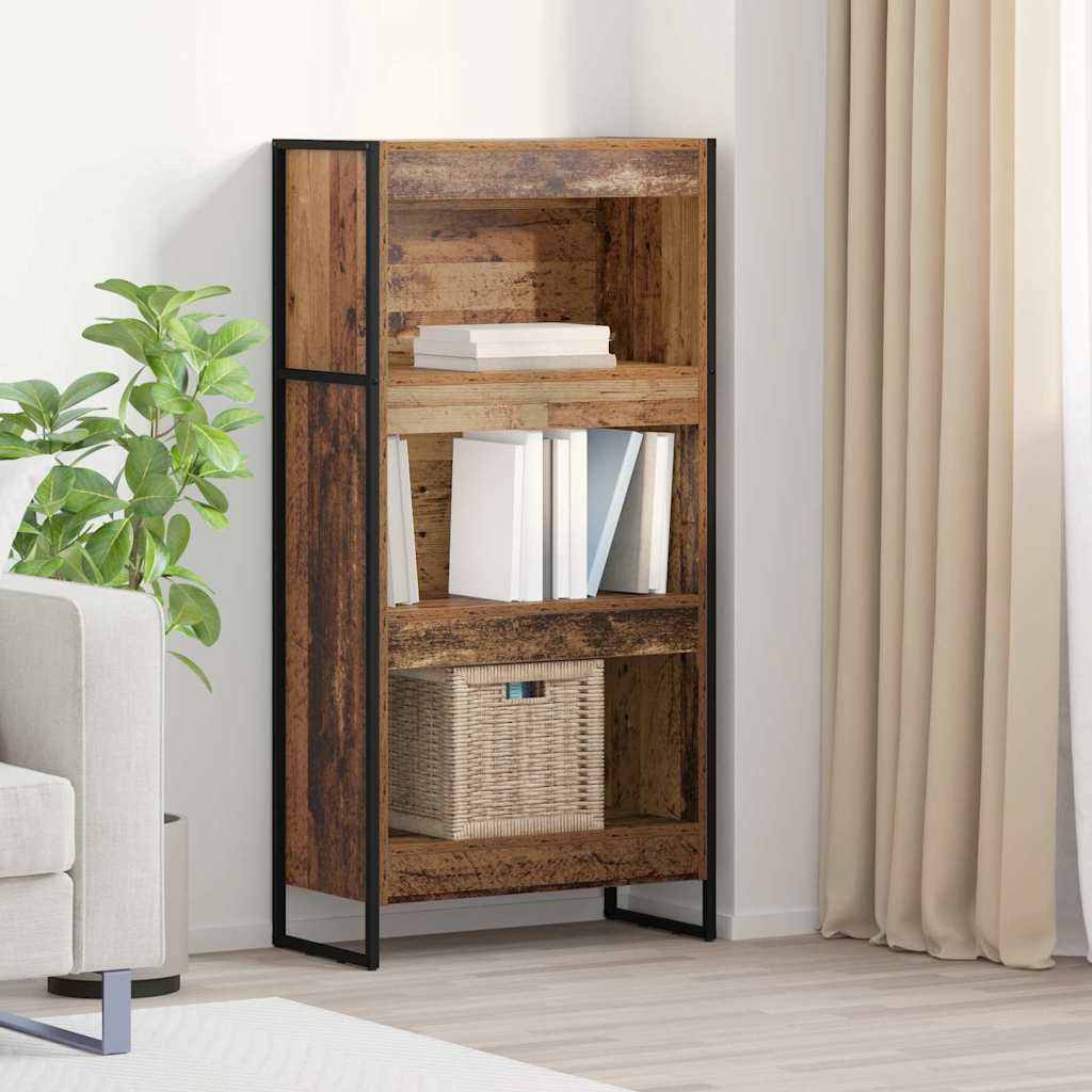 vidaXL Bücherregal Altholz 60 x 30 x 121 cm Holzwerkstoff