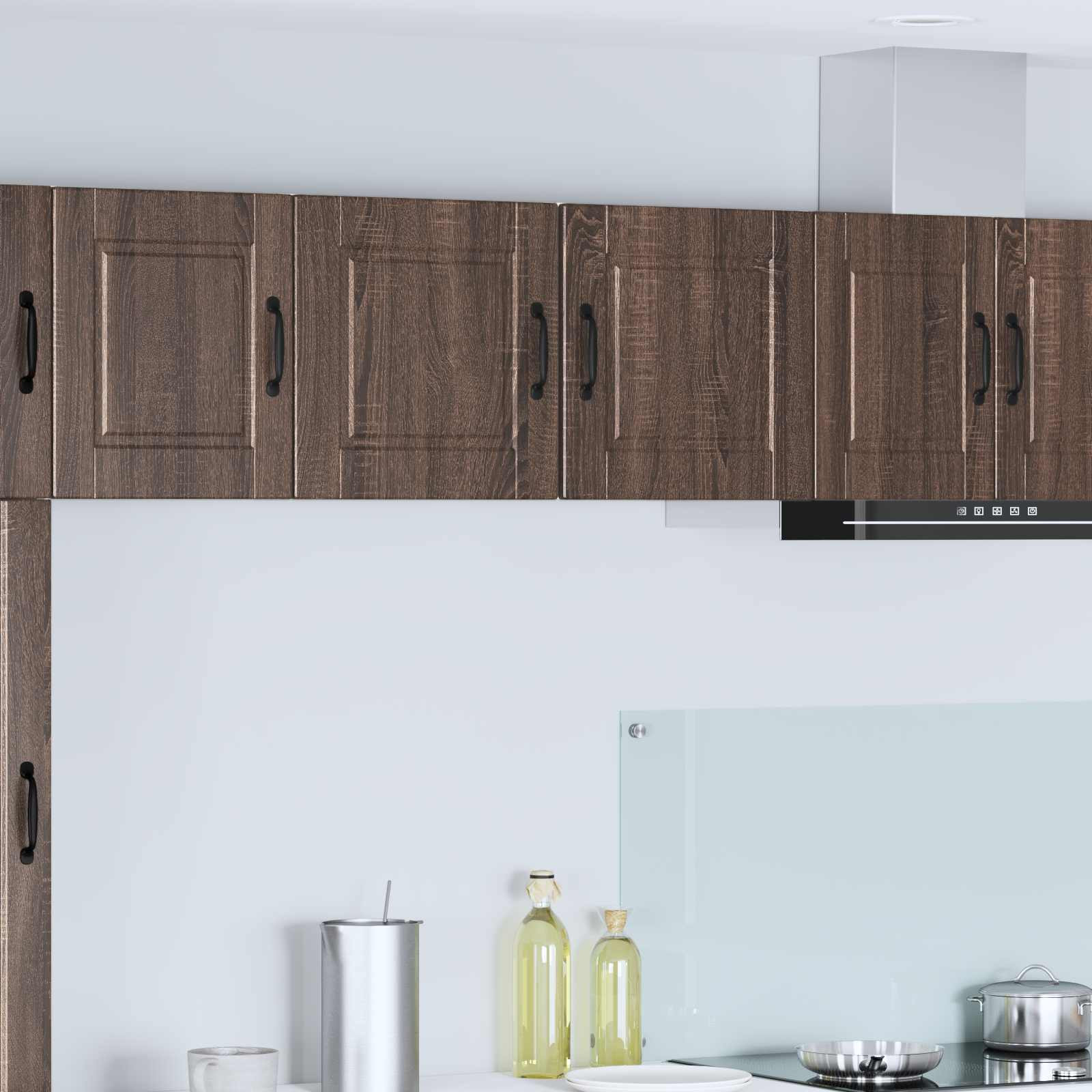 vidaXL Wandschrank PORTO Braun Eichen-Optik 40 x 31 x 40 cm