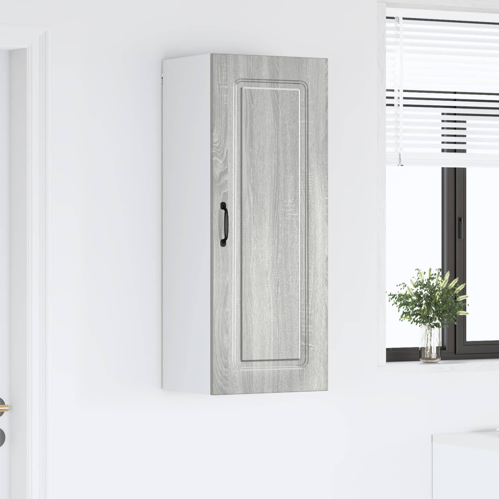 vidaXL Geschirrspülerfront Kalmar Graues Sonoma 40 x 31 x 100 cm