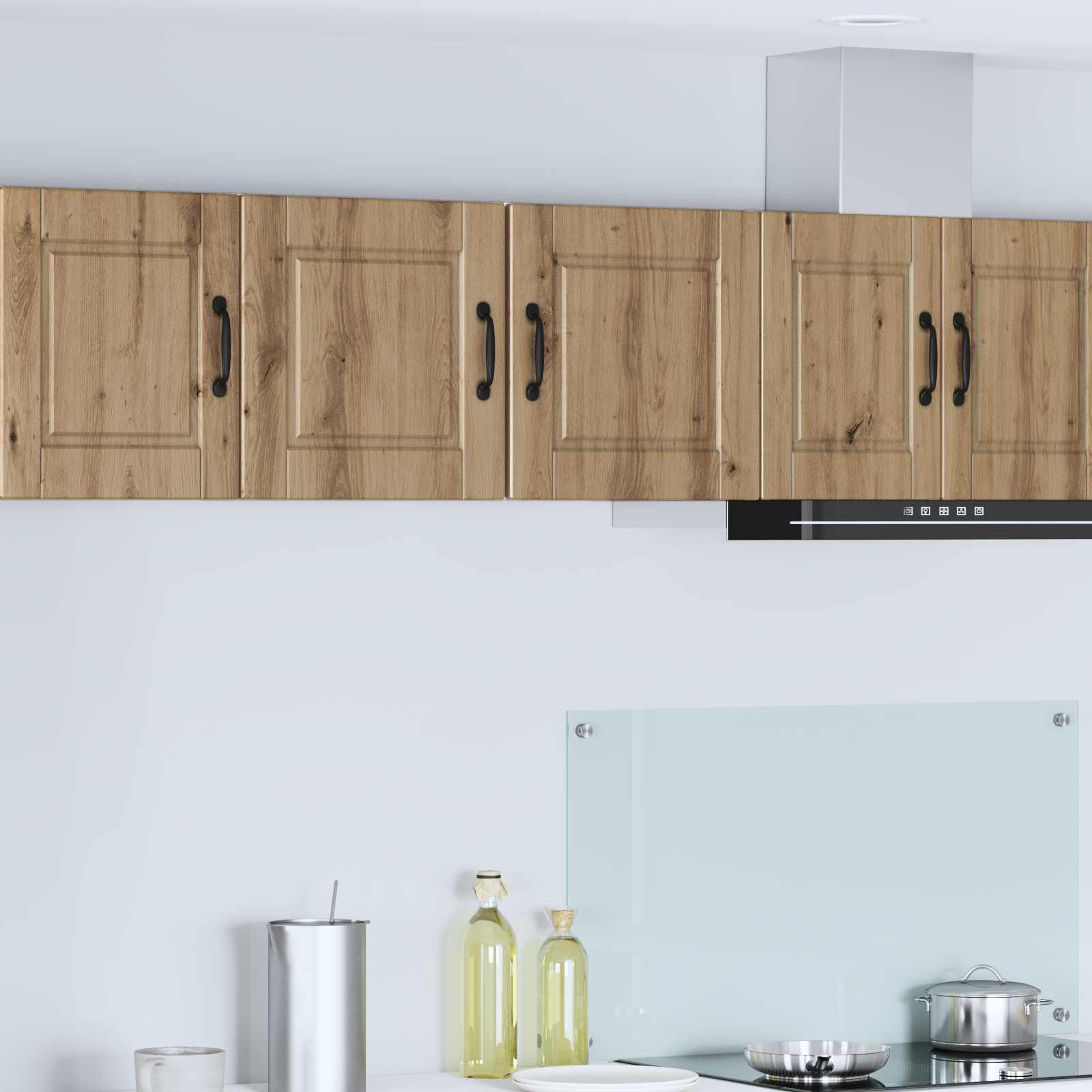 vidaXL Wandschrank PORTO 2 pcs Artisan-Eiche Holzwerkstoff