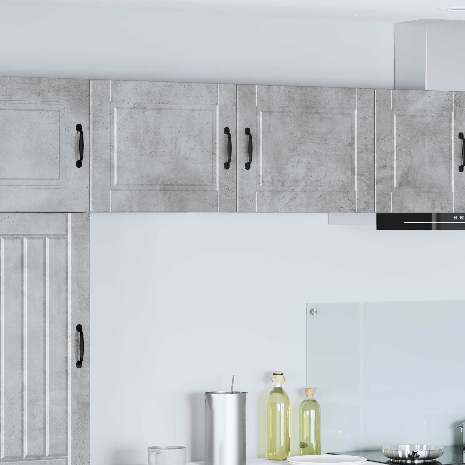 vidaXL Wandschrank PORTO Beton Grau 50 x 31 x 40 cm Holzwerkstoff
