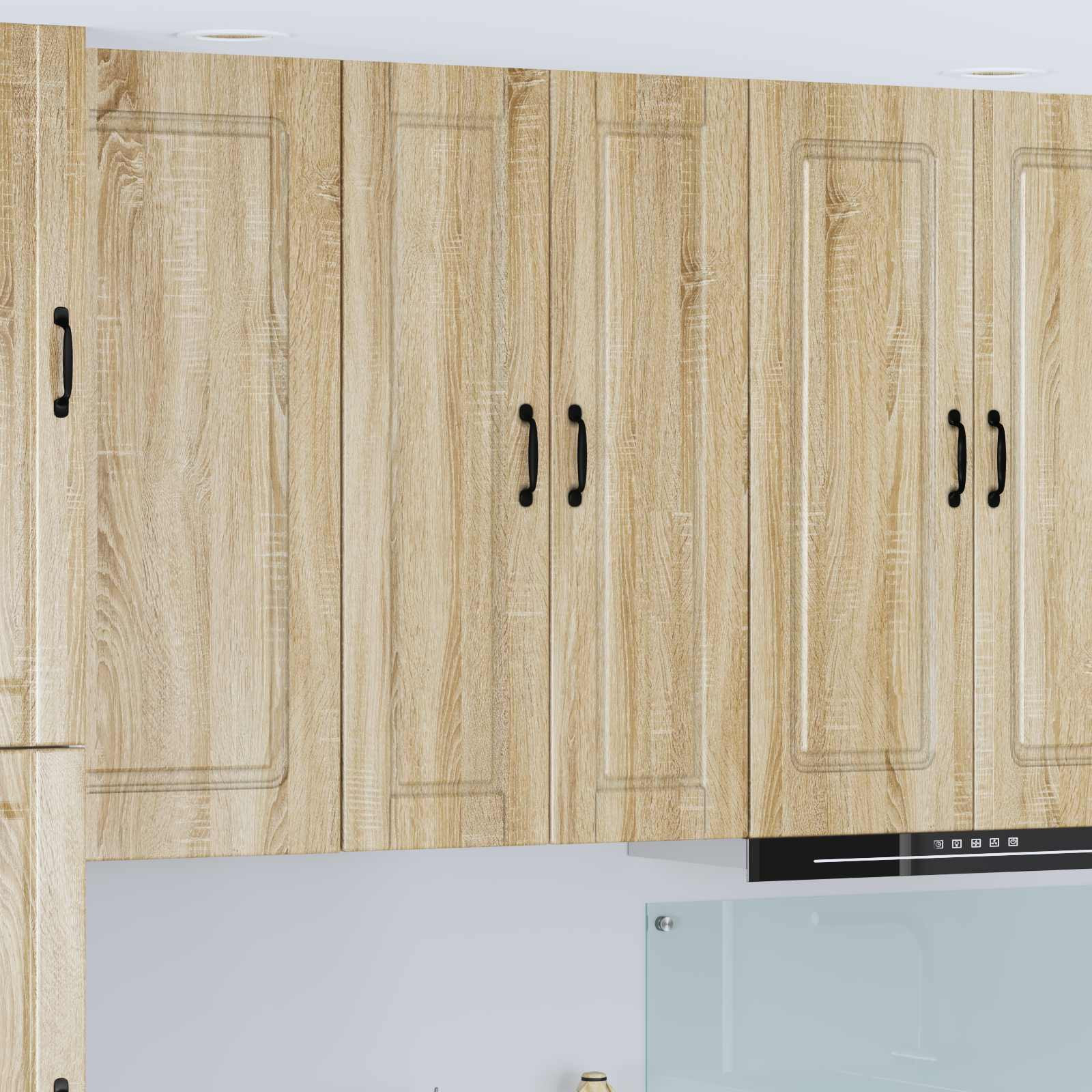 vidaXL Wandschrank PORTO Sonoma-Eiche 30 x 31 x 100 cm Holzwerkstoff