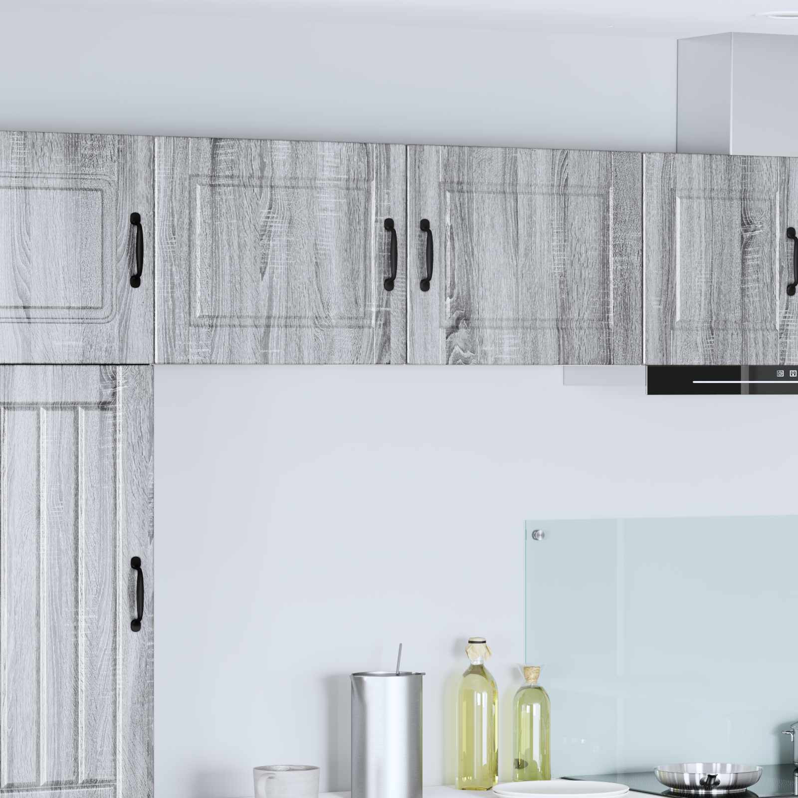 vidaXL Wandschrank PORTO 2 pcs Graues Sonoma 50 x 31 x 40 cm