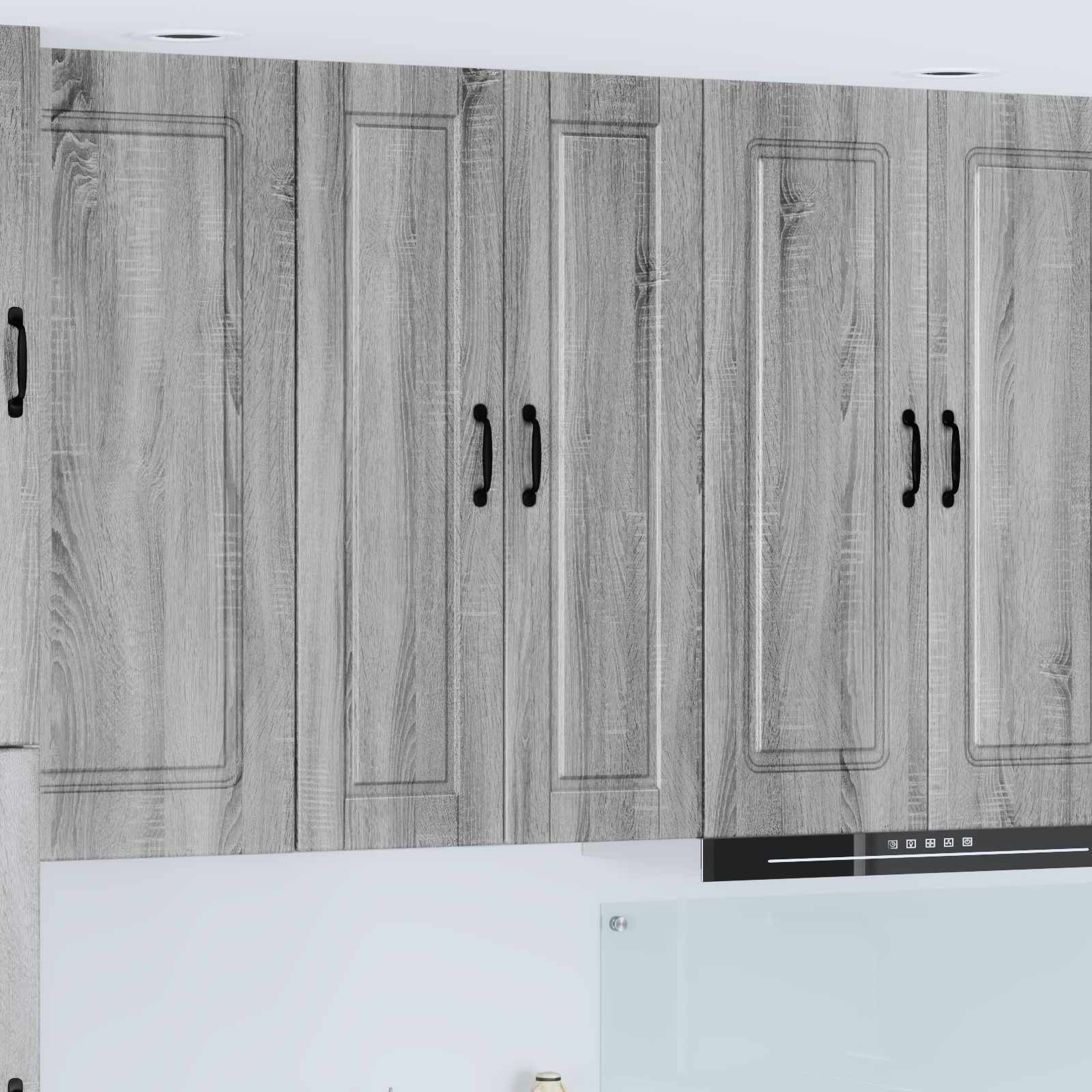 vidaXL Wandschrank PORTO Graues Sonoma 30 x 31 x 100 cm Holzwerkstoff