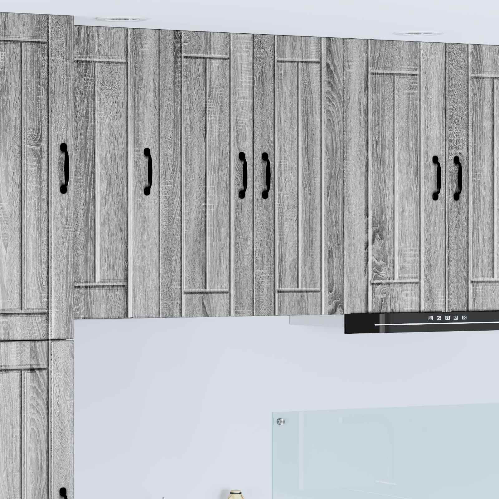 vidaXL Wandschrank LUCCA Graues Sonoma 30 x 31 x 80 cm Holzwerkstoff