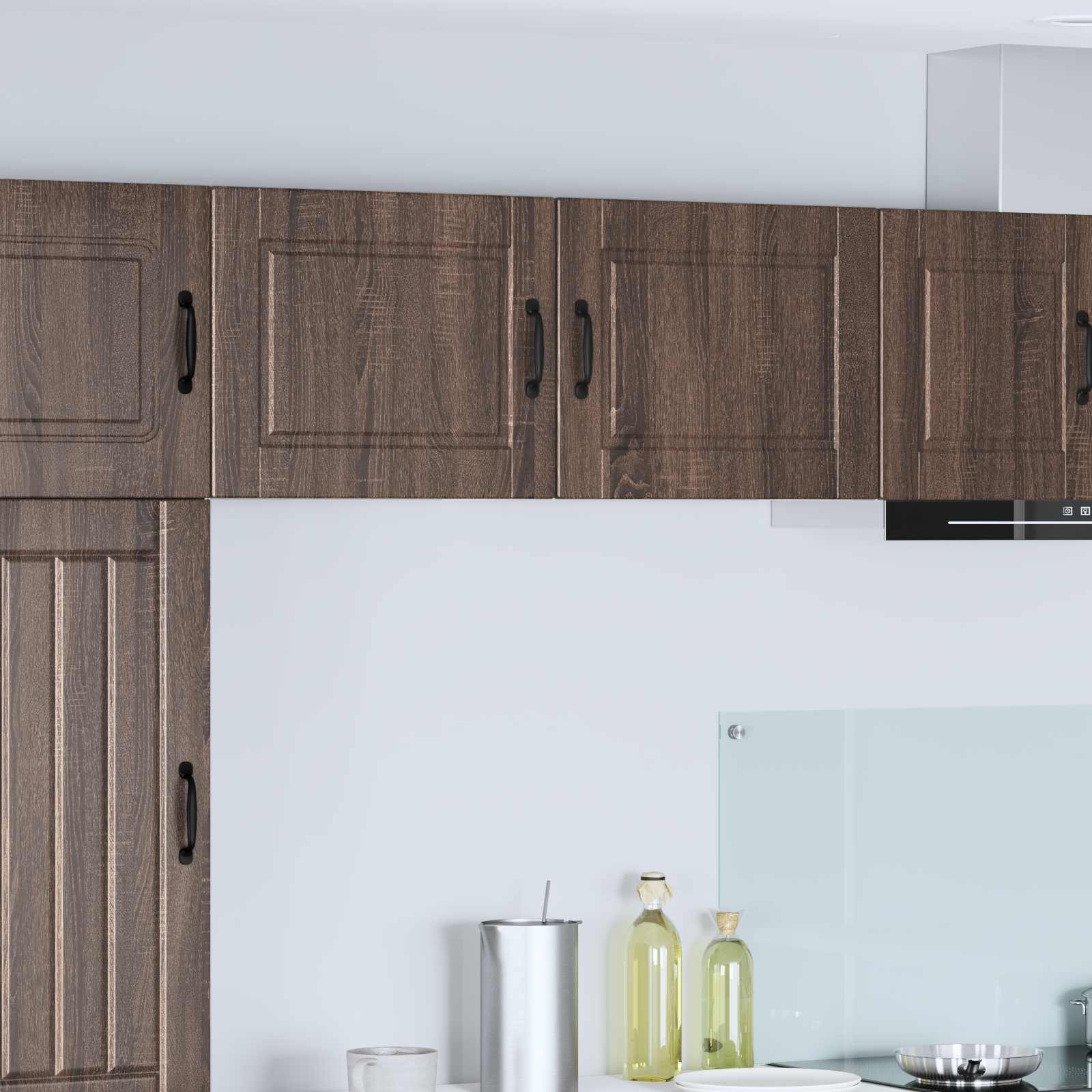 vidaXL Wandschrank PORTO 2 pcs Braun Eichen-Optik 50 x 31 x 40 cm