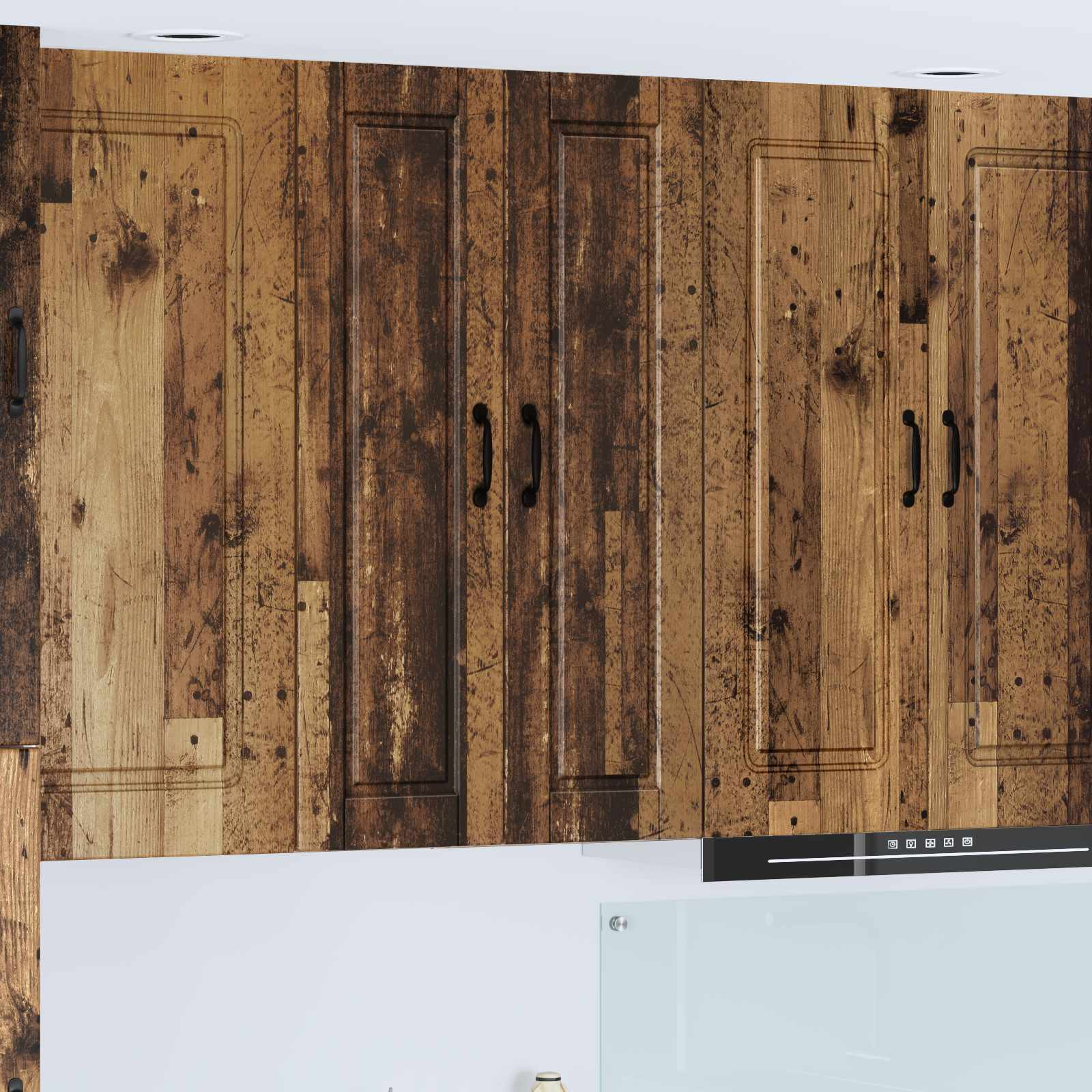 vidaXL Wandschrank PORTO Altholz 30 x 31 x 100 cm Holzwerkstoff