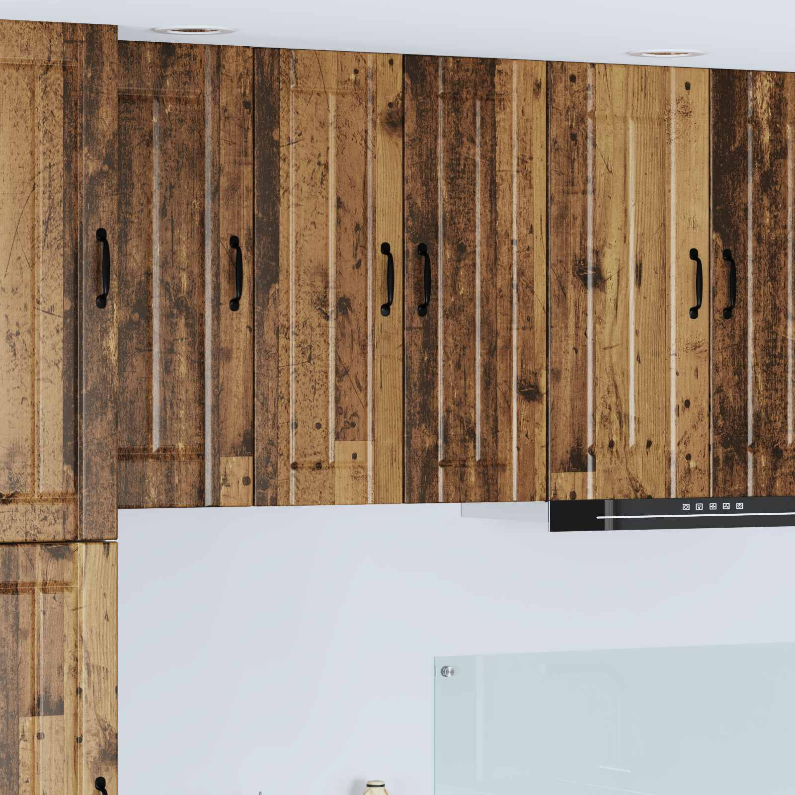 vidaXL Wandschrank LUCCA Altholz 30 x 31 x 80 cm Holzwerkstoff