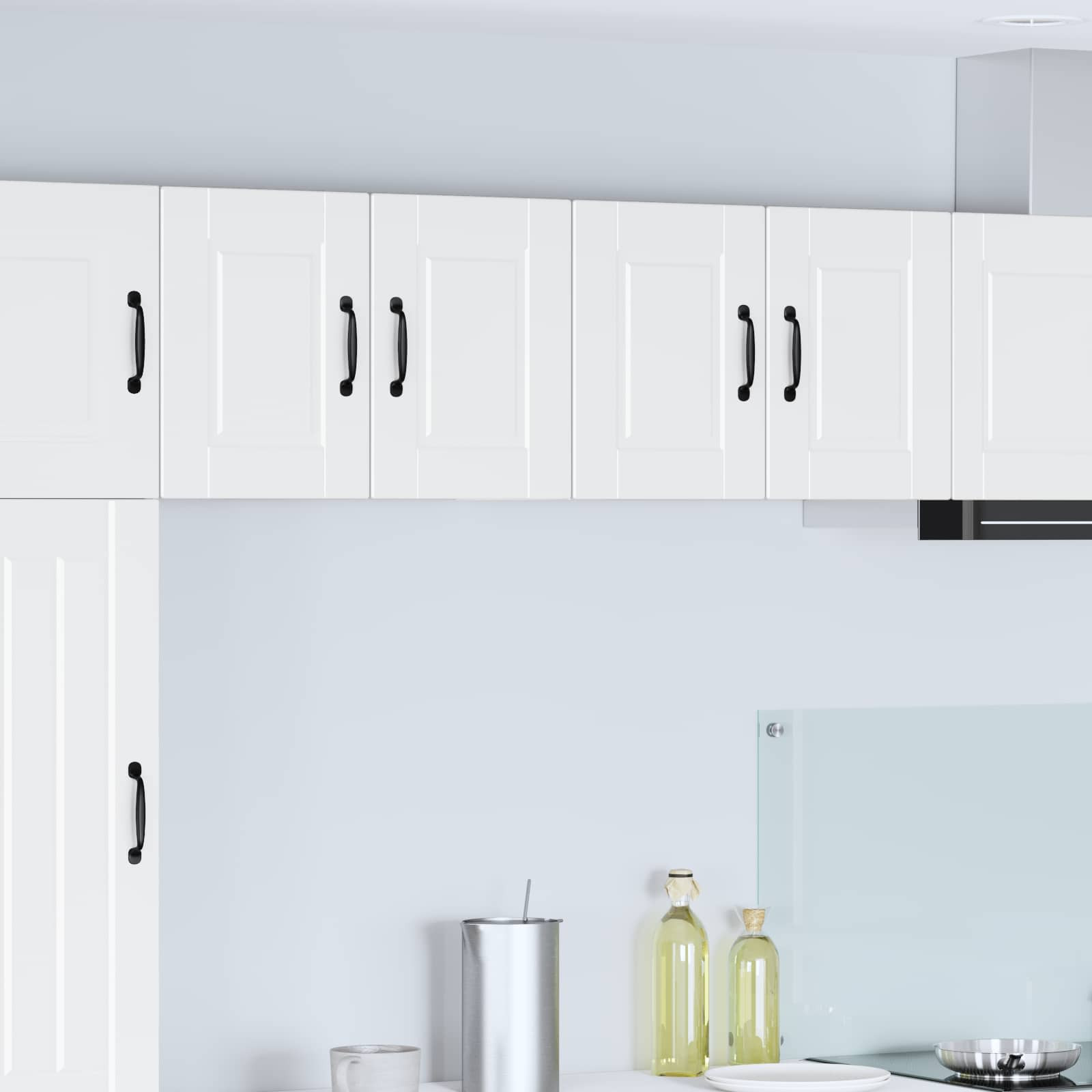 vidaXL Wandschrank PORTO Weiß 60 x 31 x 40 cm Holzwerkstoff