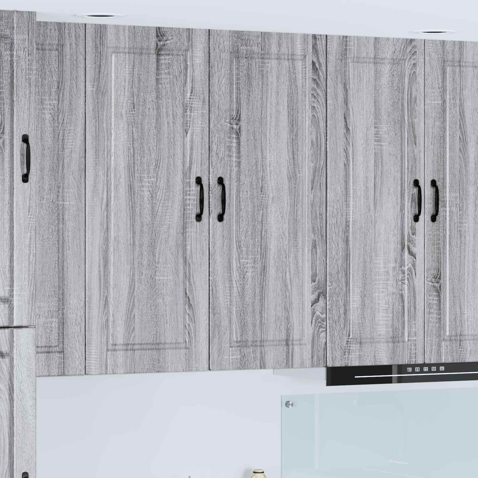 vidaXL Wandschrank PORTO Graues Sonoma 40 x 31 x 100 cm Holzwerkstoff