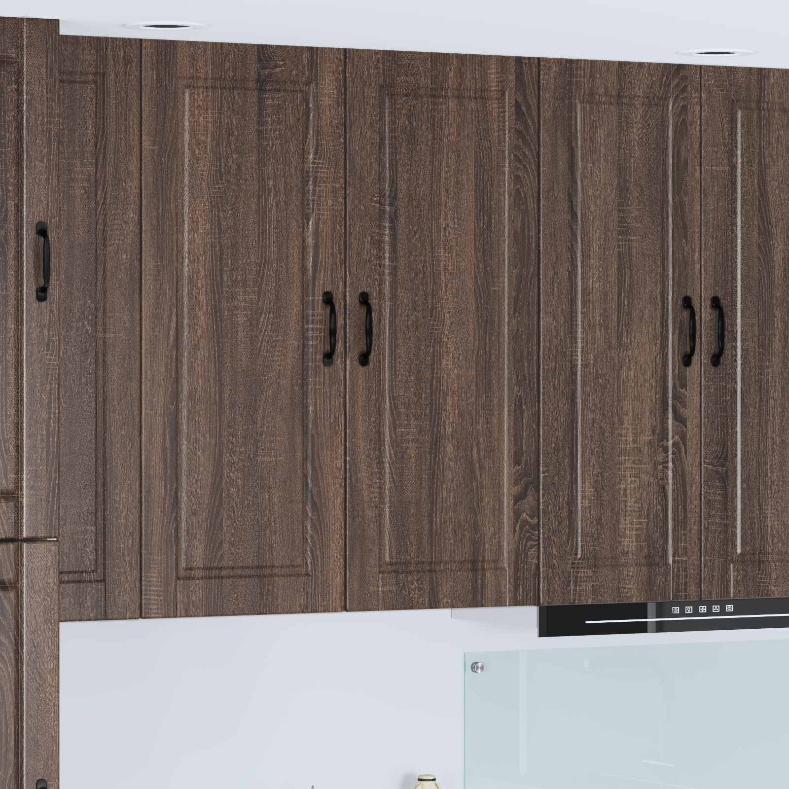 vidaXL Wandschrank PORTO Braun Eichen-Optik 40 x 31 x 100 cm
