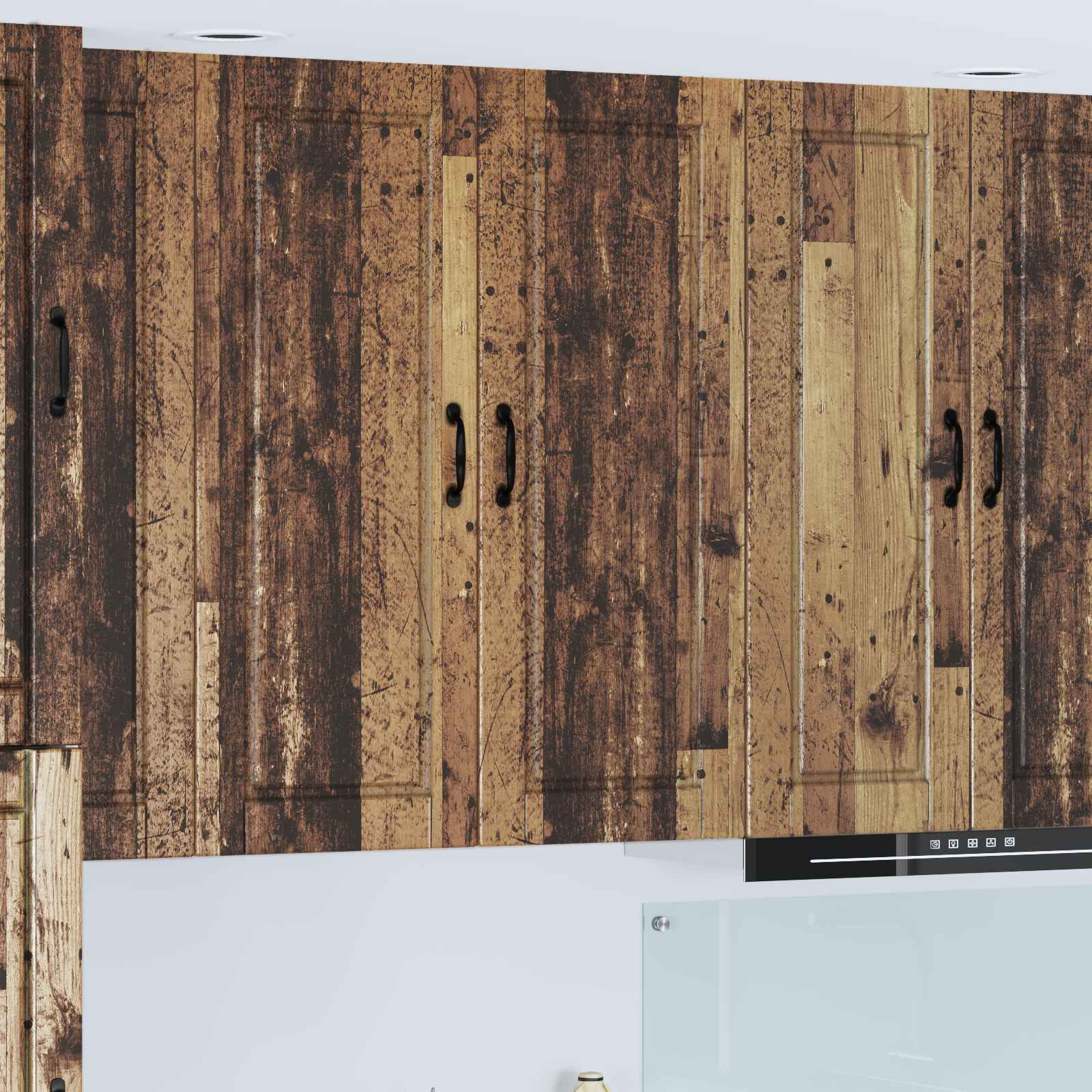 vidaXL Wandschrank PORTO Altholz 40 x 31 x 100 cm Holzwerkstoff