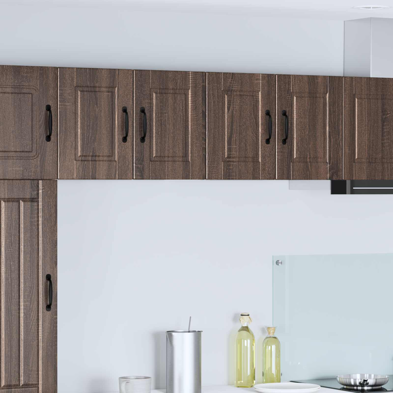 vidaXL Wandschrank PORTO Braun Eichen-Optik 60 x 31 x 40 cm