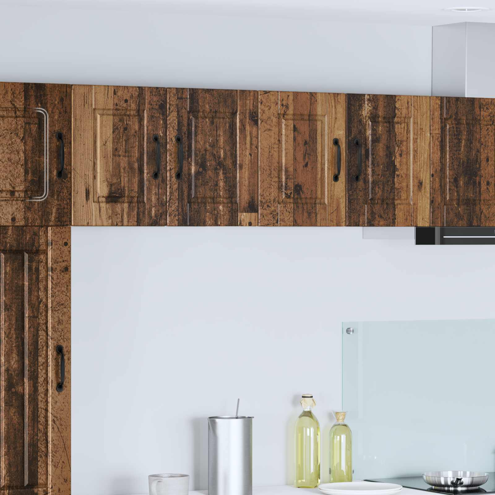 vidaXL Wandschrank PORTO Altholz 60 x 31 x 40 cm Holzwerkstoff