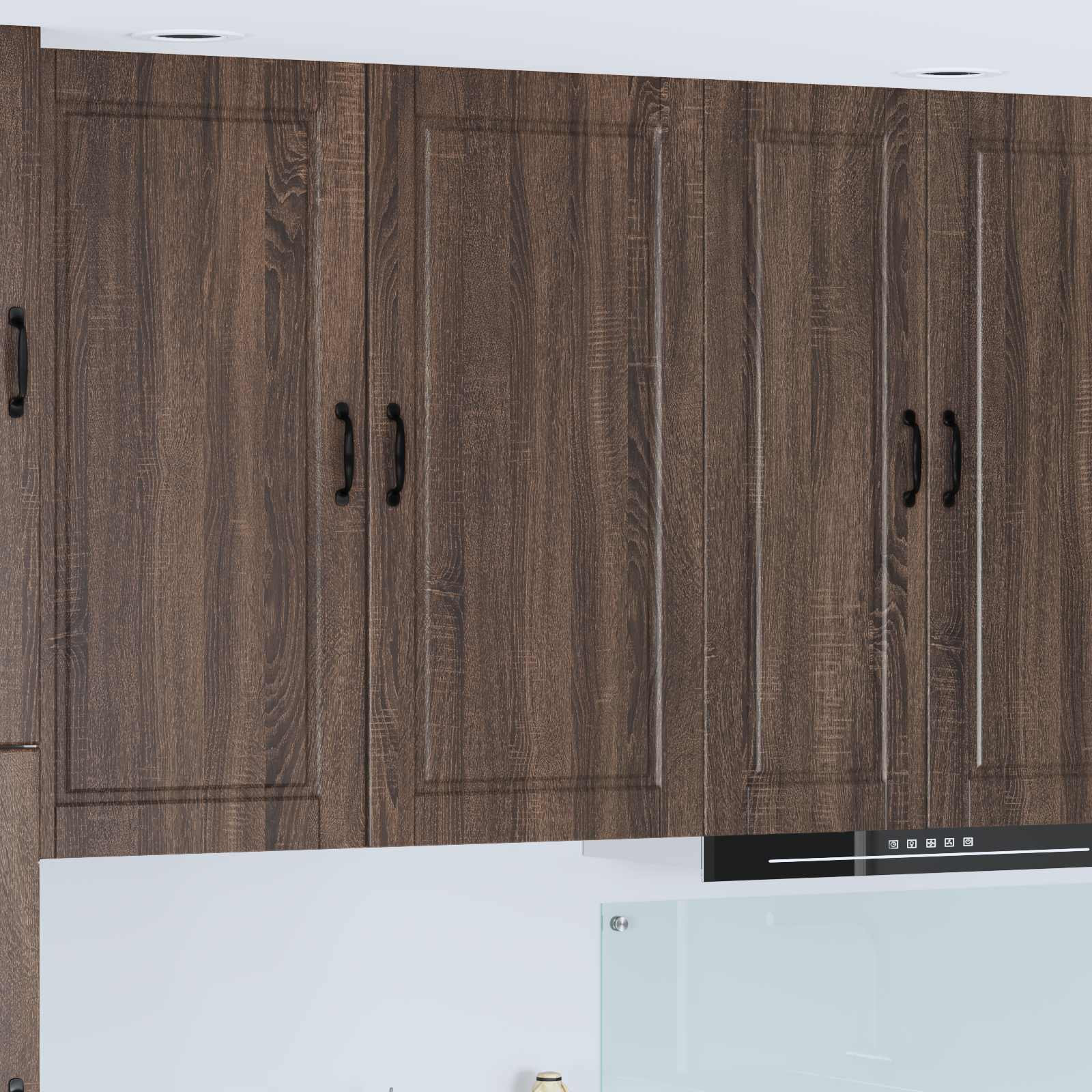 vidaXL Wandschrank PORTO Braun Eichen-Optik 50 x 31 x 100 cm