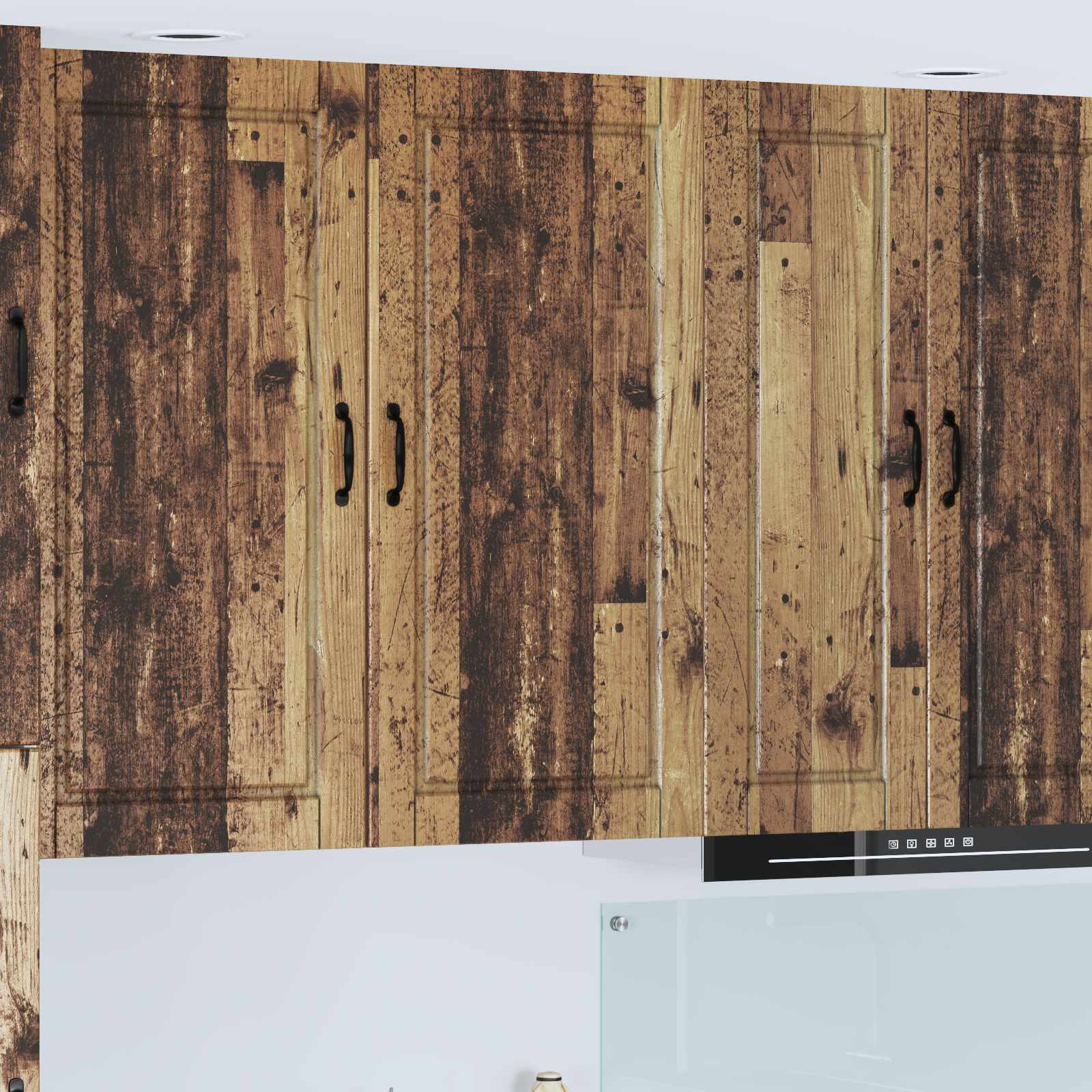 vidaXL Wandschrank PORTO Altholz 50 x 31 x 100 cm Holzwerkstoff