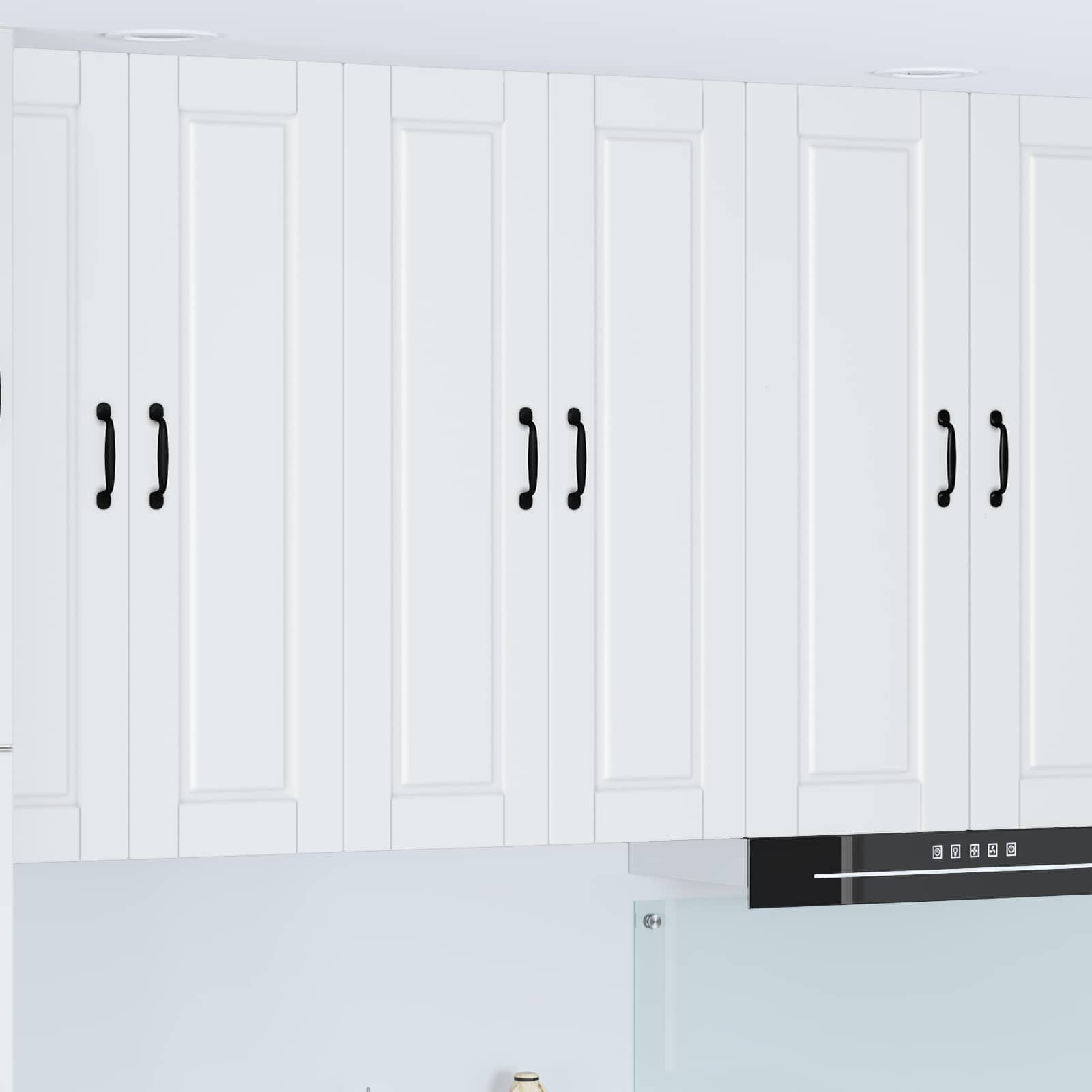 vidaXL Wandschrank PORTO Weiß 60 x 31 x 100 cm Holzwerkstoff