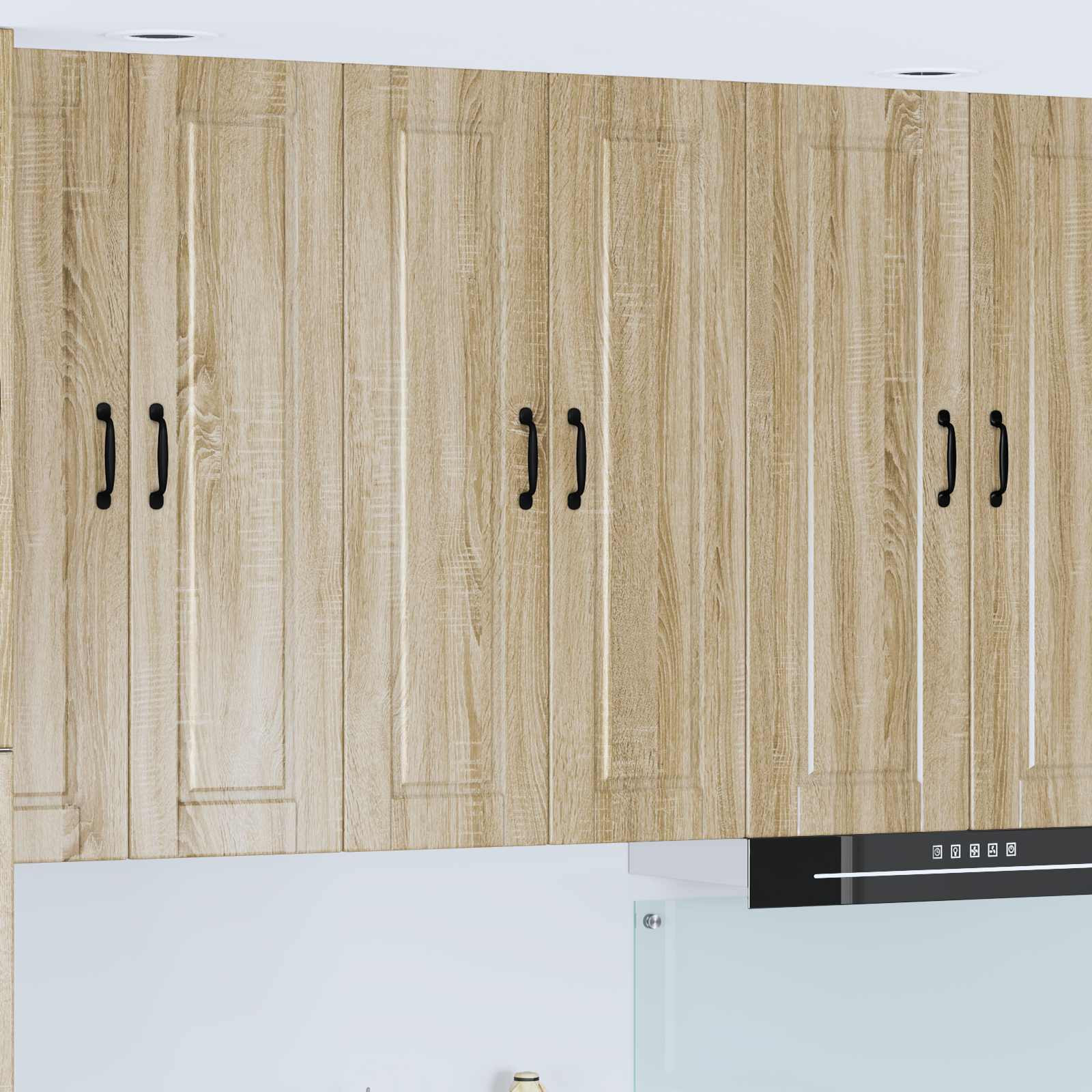 vidaXL Wandschrank PORTO Sonoma-Eiche 60 x 31 x 100 cm Holzwerkstoff