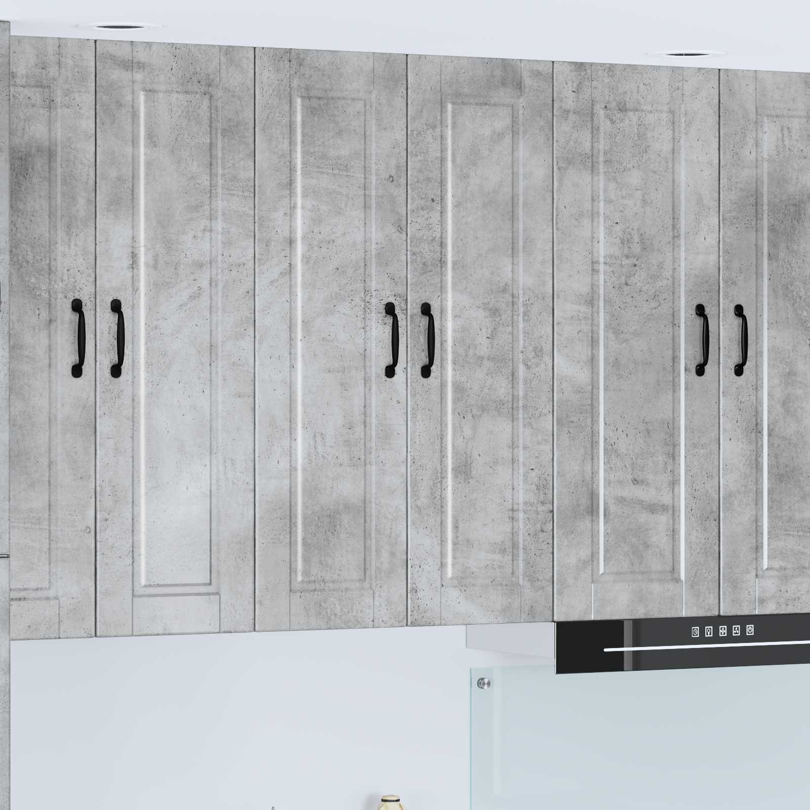 vidaXL Wandschrank PORTO Beton Grau 60 x 31 x 100 cm Holzwerkstoff