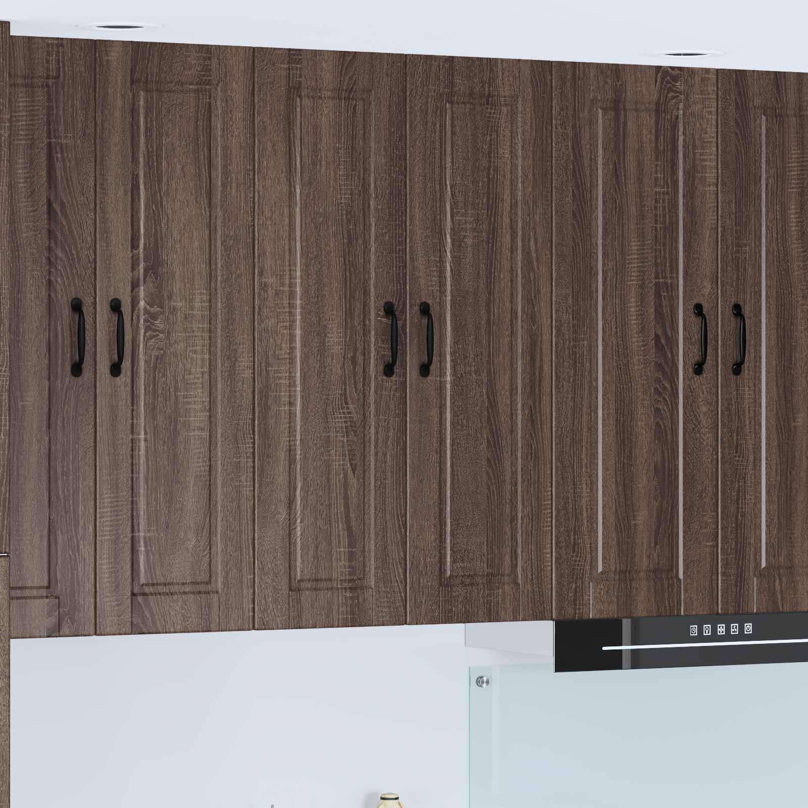 vidaXL Wandschrank PORTO Braun Eichen-Optik 60 x 31 x 100 cm