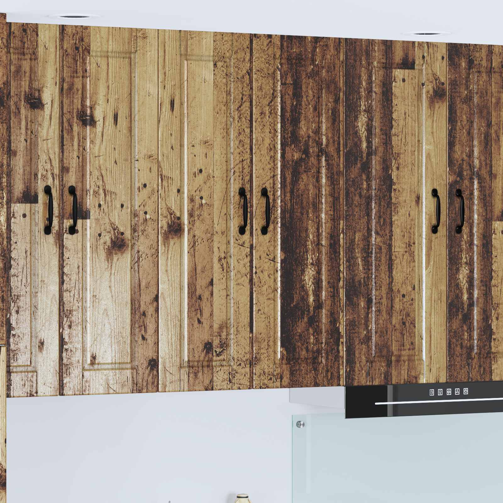 vidaXL Wandschrank PORTO Altholz 60 x 31 x 100 cm Holzwerkstoff
