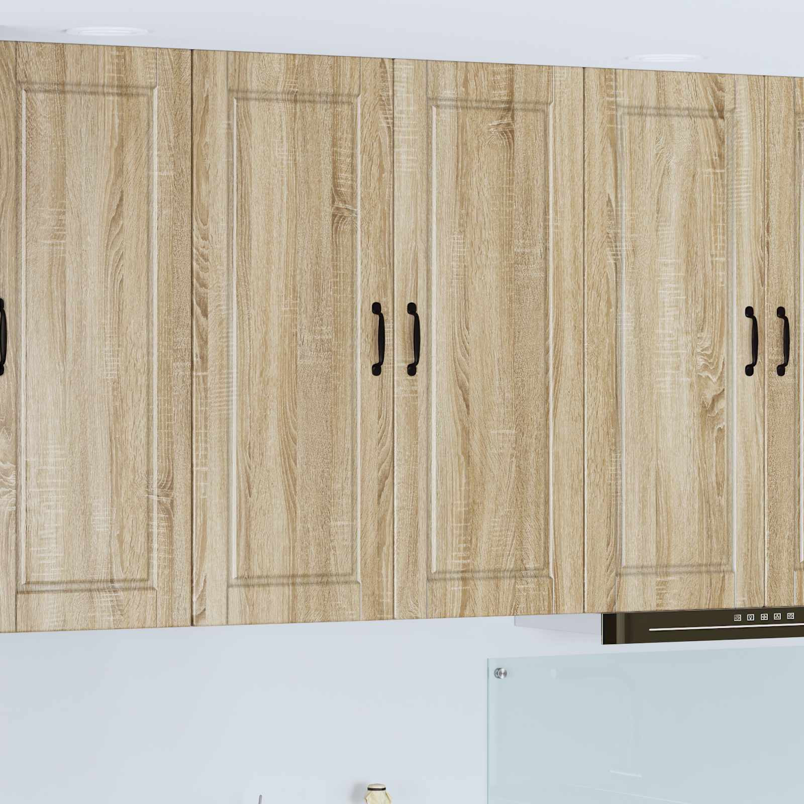 vidaXL Wandschrank PORTO Sonoma-Eiche 80 x 31 x 100 cm Holzwerkstoff