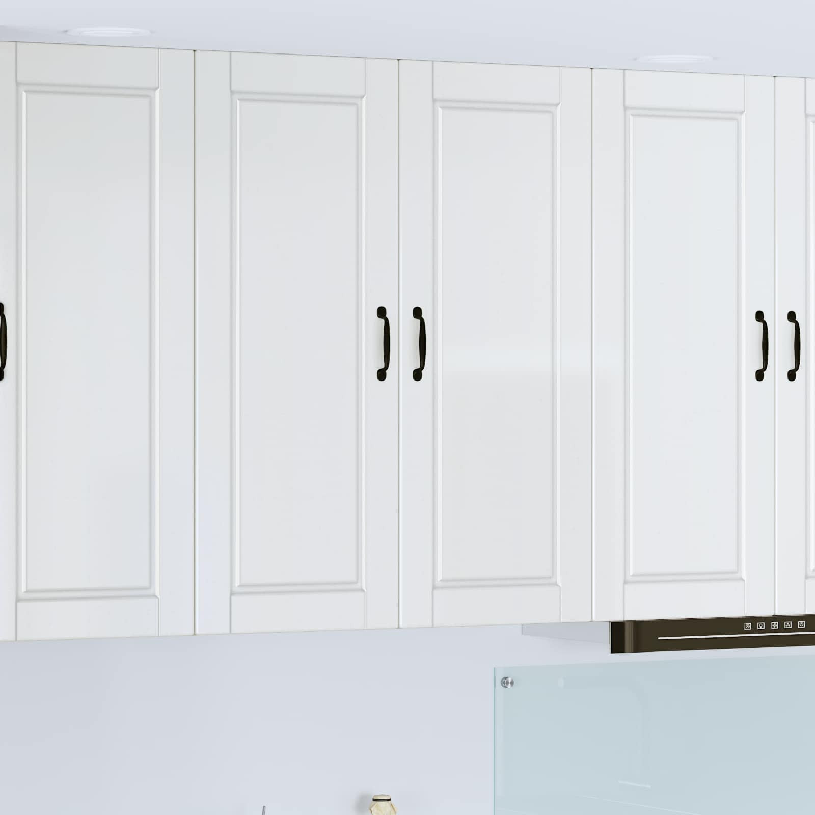 vidaXL Wandschrank PORTO Hochglanz Weiß 80 x 31 x 100 cm Holzwerkstoff