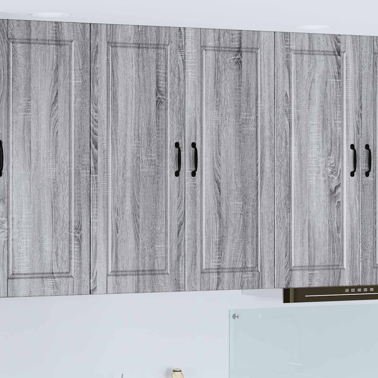vidaXL Wandschrank PORTO Graues Sonoma 80 x 31 x 100 cm Holzwerkstoff