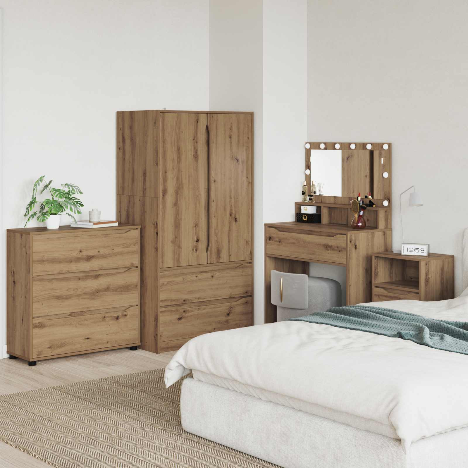 vidaXL Aufbewahrungsschrank 80 x 31 x 81 cm Holzwerkstoff