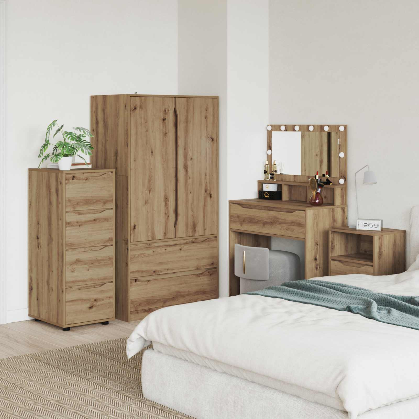 vidaXL Aufbewahrungsschrank 40 x 48 x 105 cm Holzwerkstoff