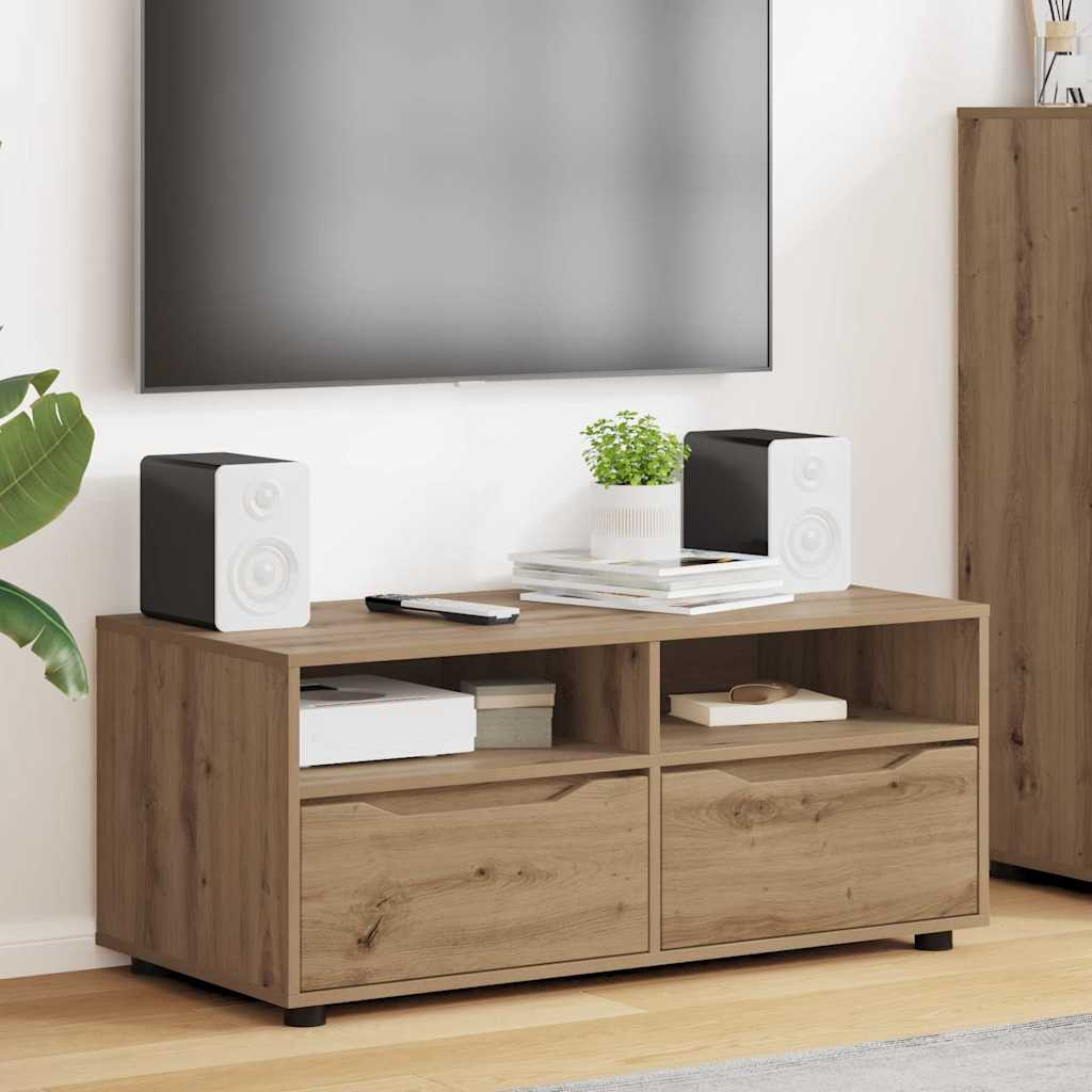 vidaXL TV-Schränk 100 x 48 x 43 cm Artisan-Eiche Holzwerkstoff