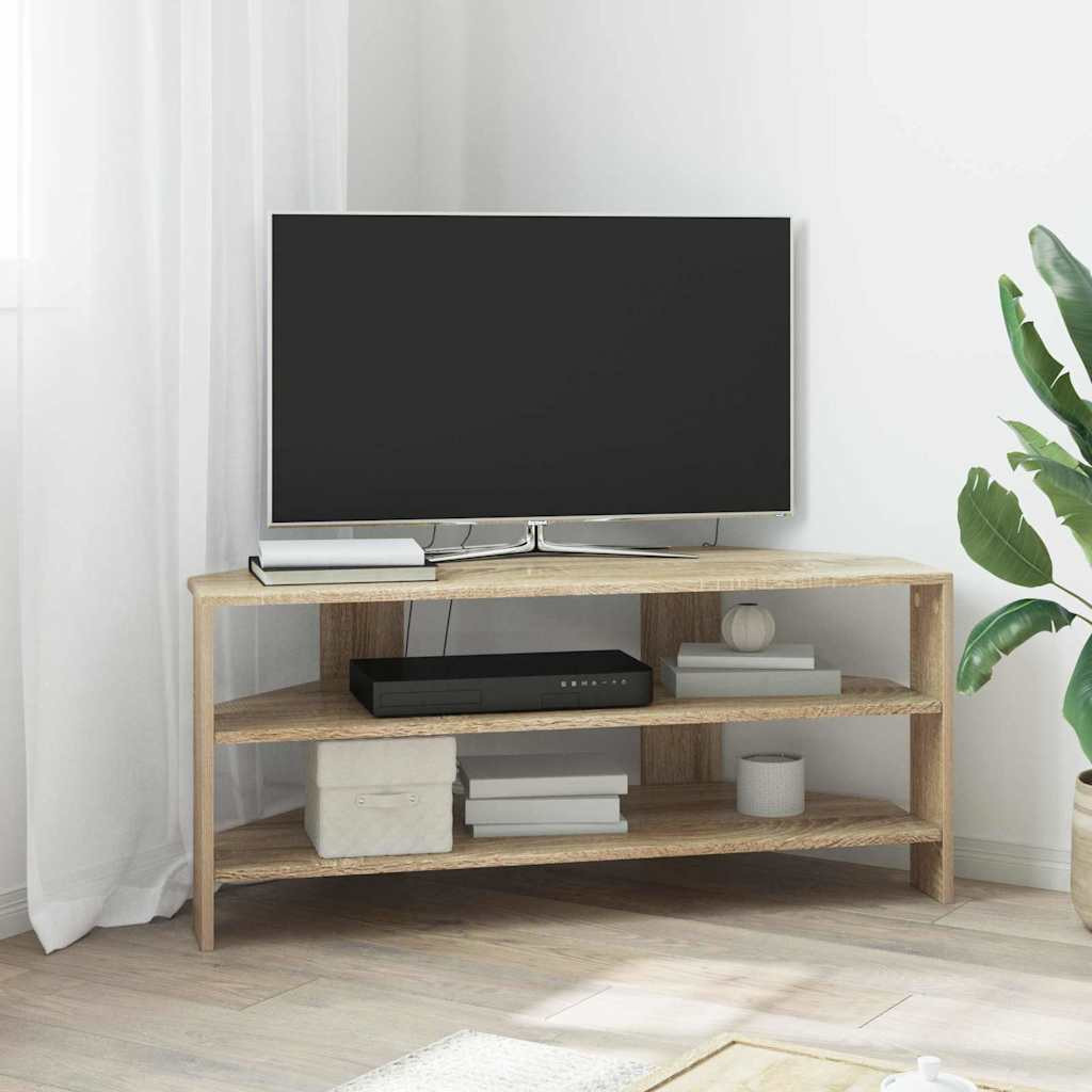 vidaXL EckTVSchrank Sonoma-Eiche 102x40,5x45cm Holzwerkstoff