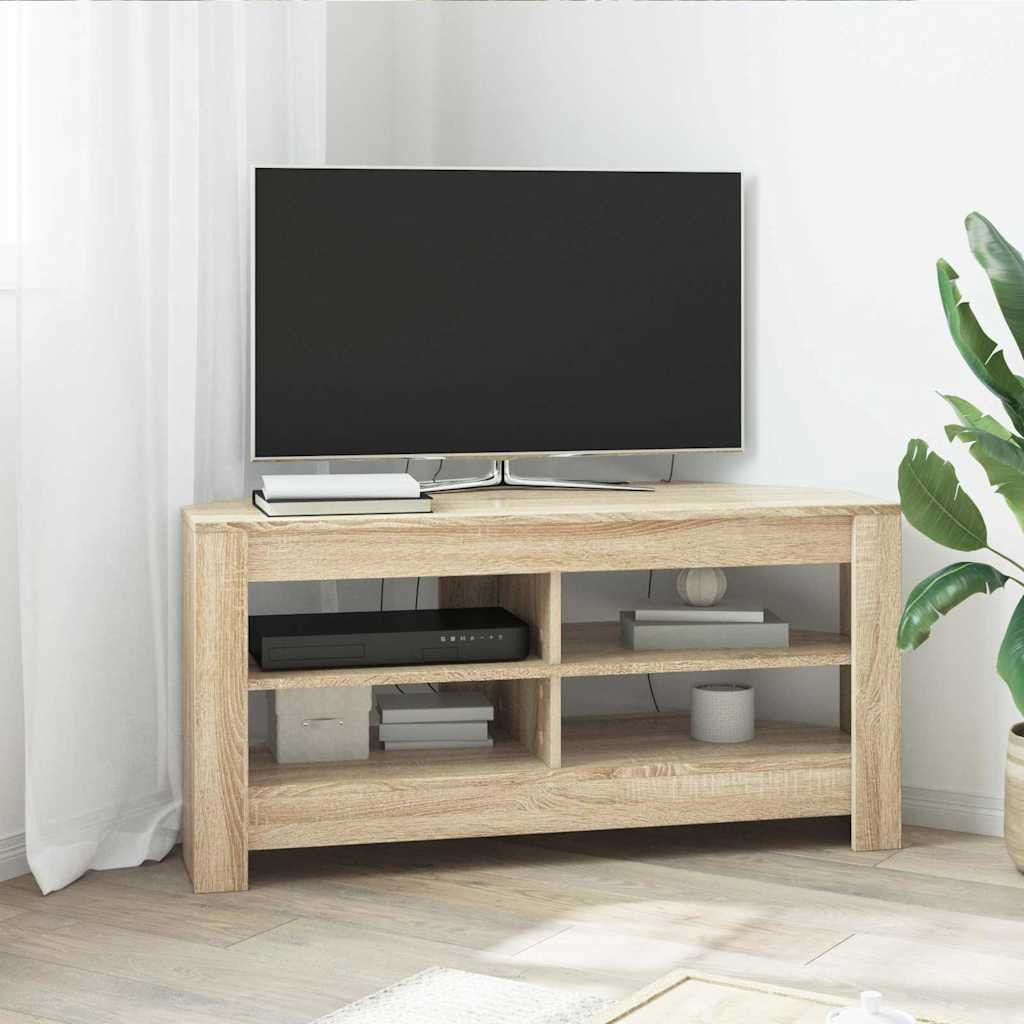 vidaXL EckTVSchrank Sonoma-Eiche 102 x 40,5 x 45 cm Holzwerkstoff